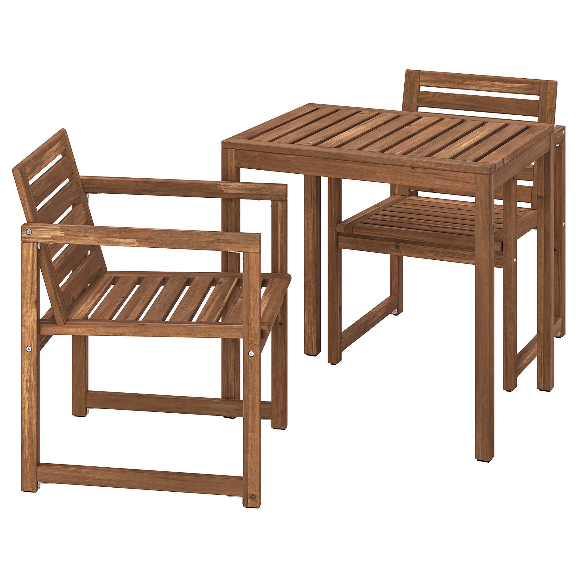 NÄMMARÖ, table with 2 chairs with armrests, outdoor, 195.445.77