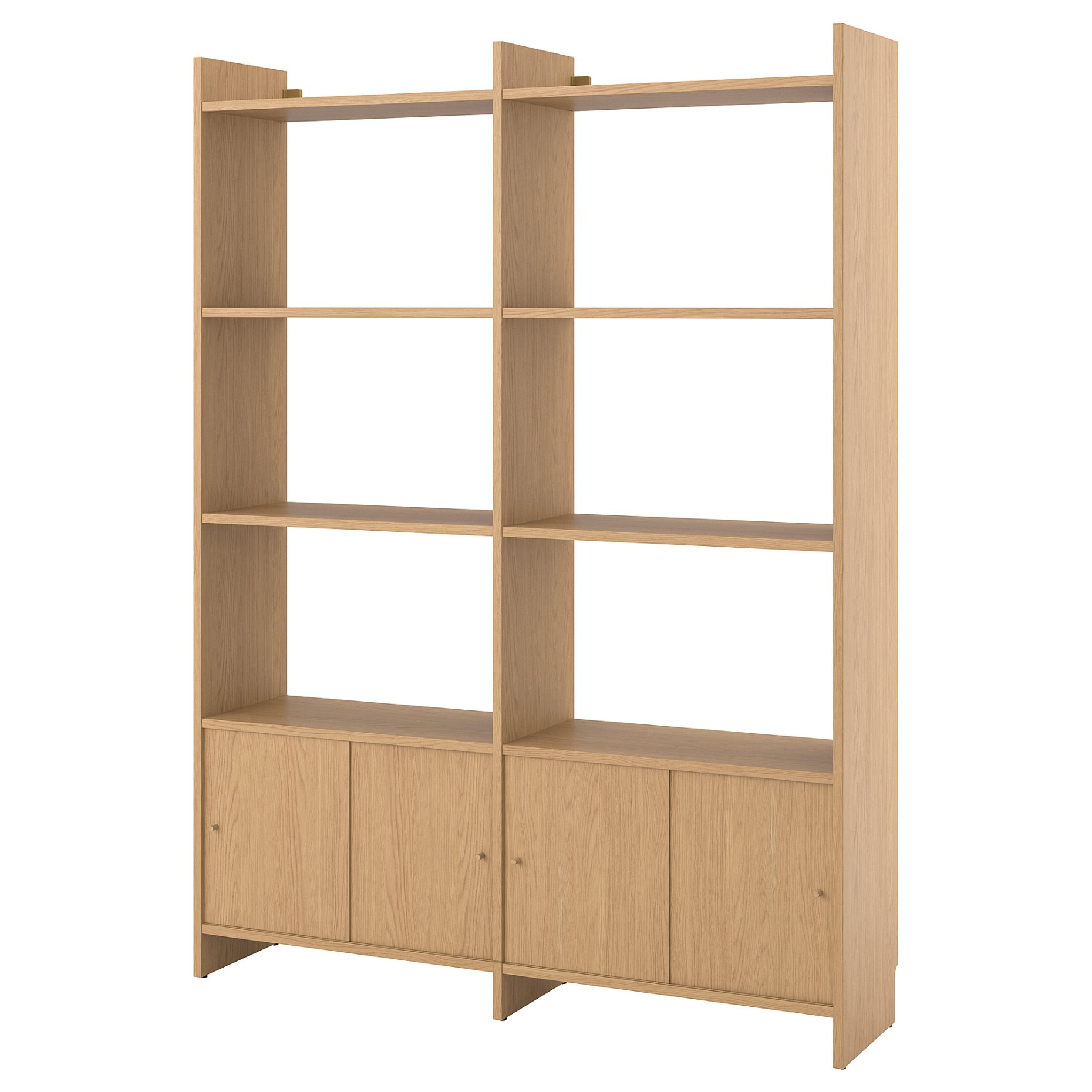 LÅDMAKARE, storage combination with sliding doors and with 6 shelves, 159x35x212 cm, 195.646.74