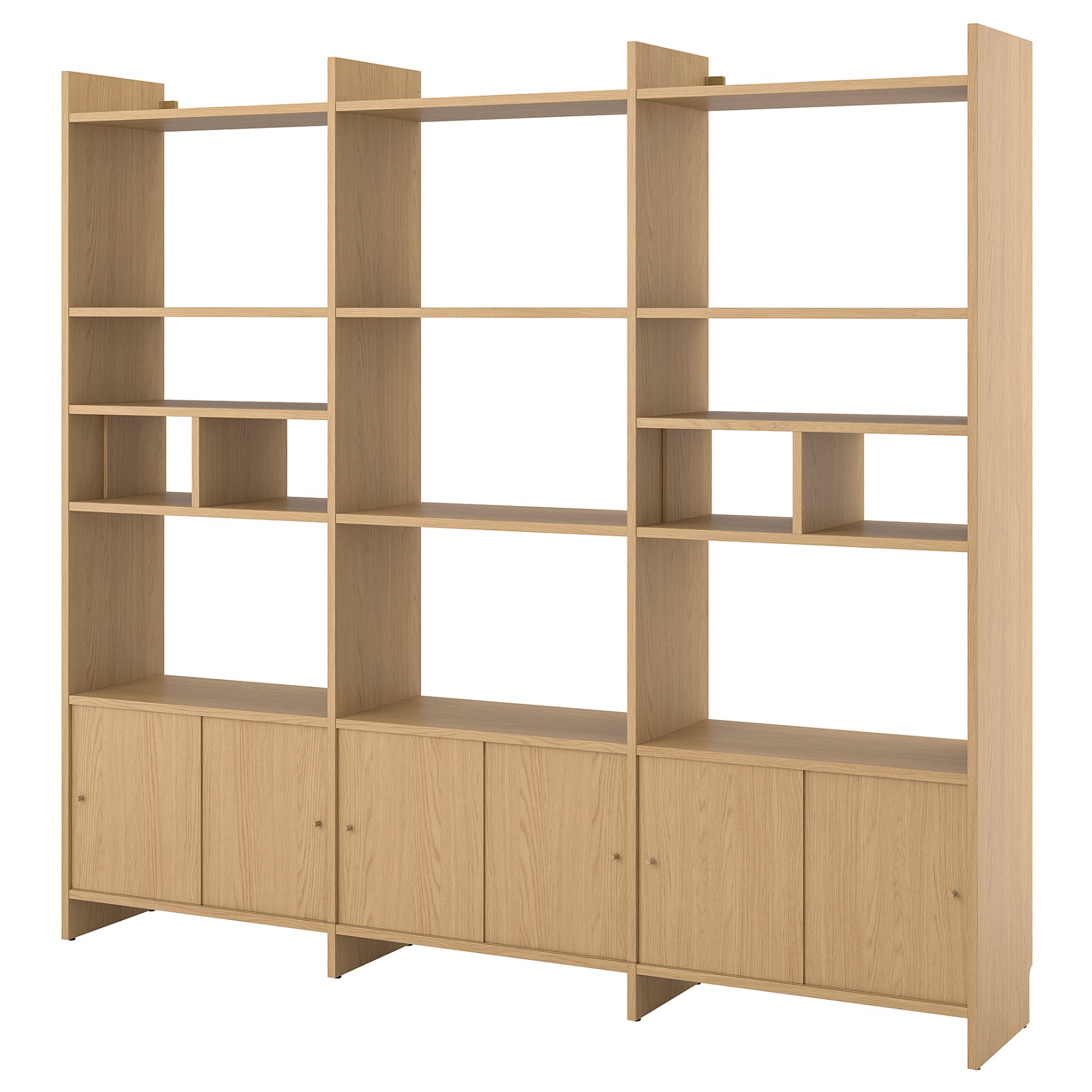 LÅDMAKARE, storage combination with sliding doors and 2 shelf inserts, 238x35x212 cm, 195.646.88