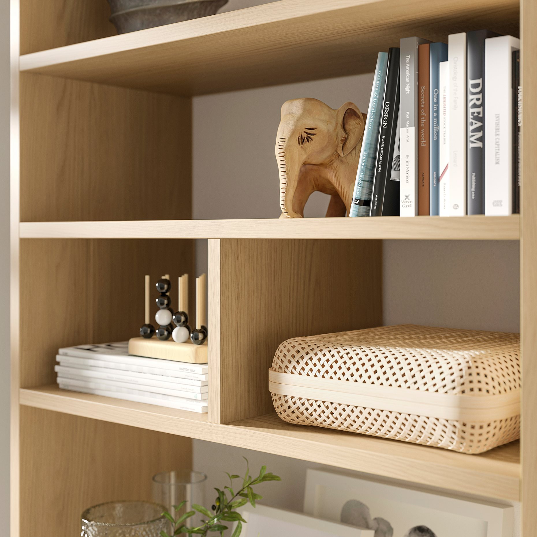 LÅDMAKARE, storage combination with sliding doors and 2 shelf inserts, 238x35x212 cm, 195.646.88