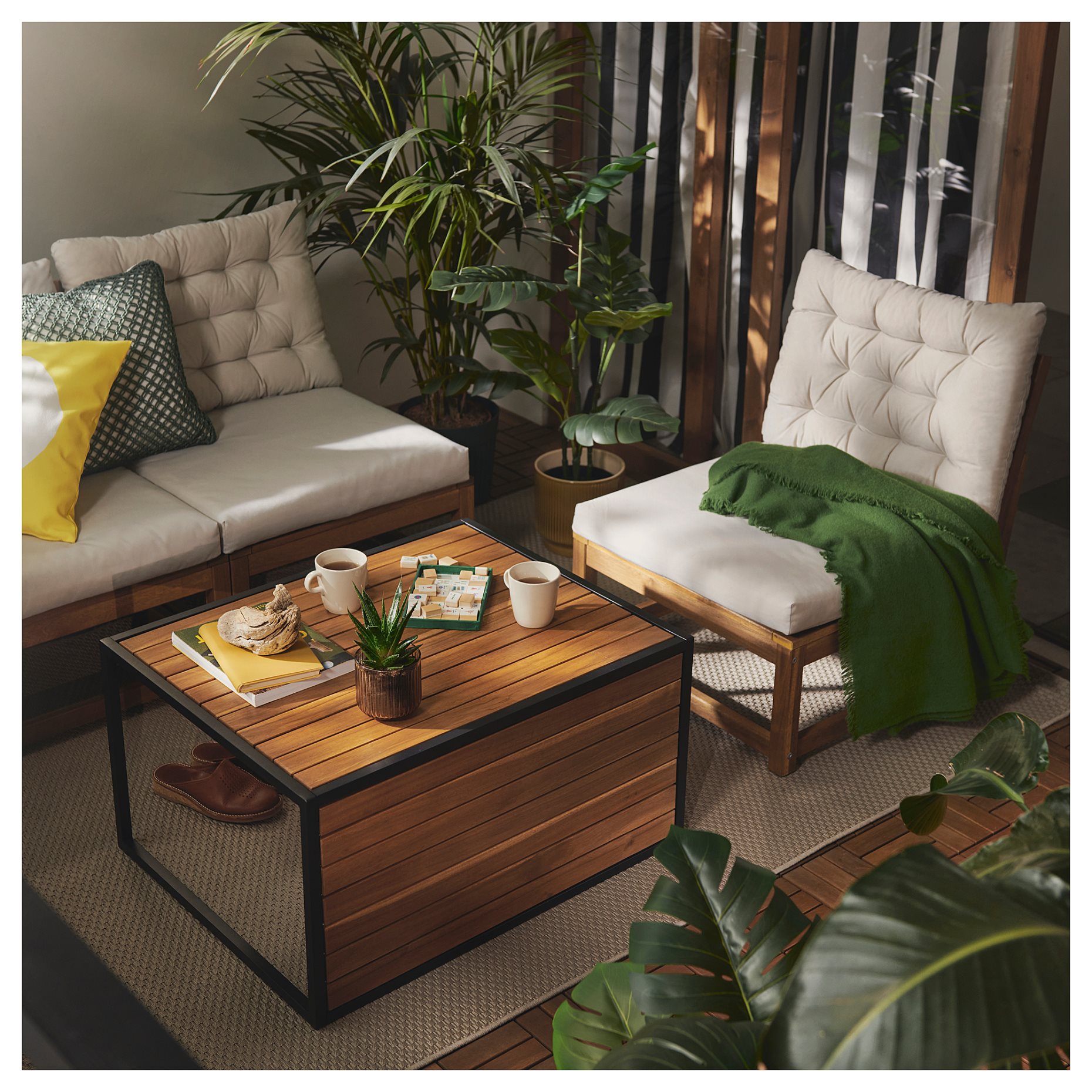 NÄMMARÖ, 2-seat modular sofa outdoor, 162 cm, 196.155.98