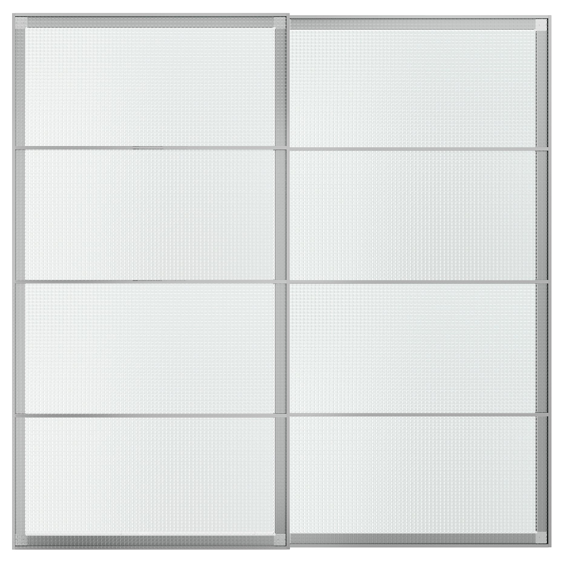 LUNDBRÄSMA, pair of sliding doors, 200x201 cm, 196.190.49