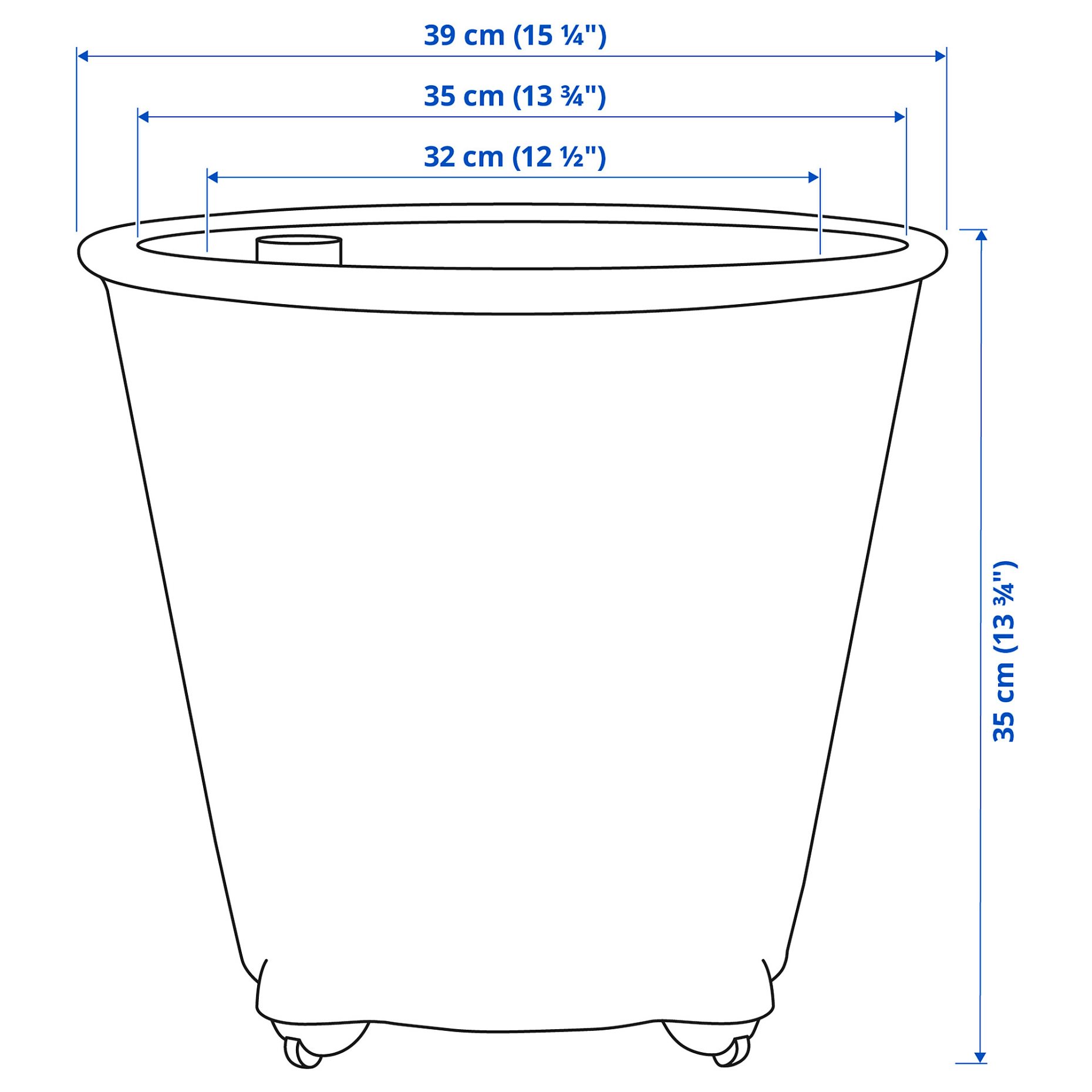 IKEA PS FEJO, self-watering plant pot, 200.393.94