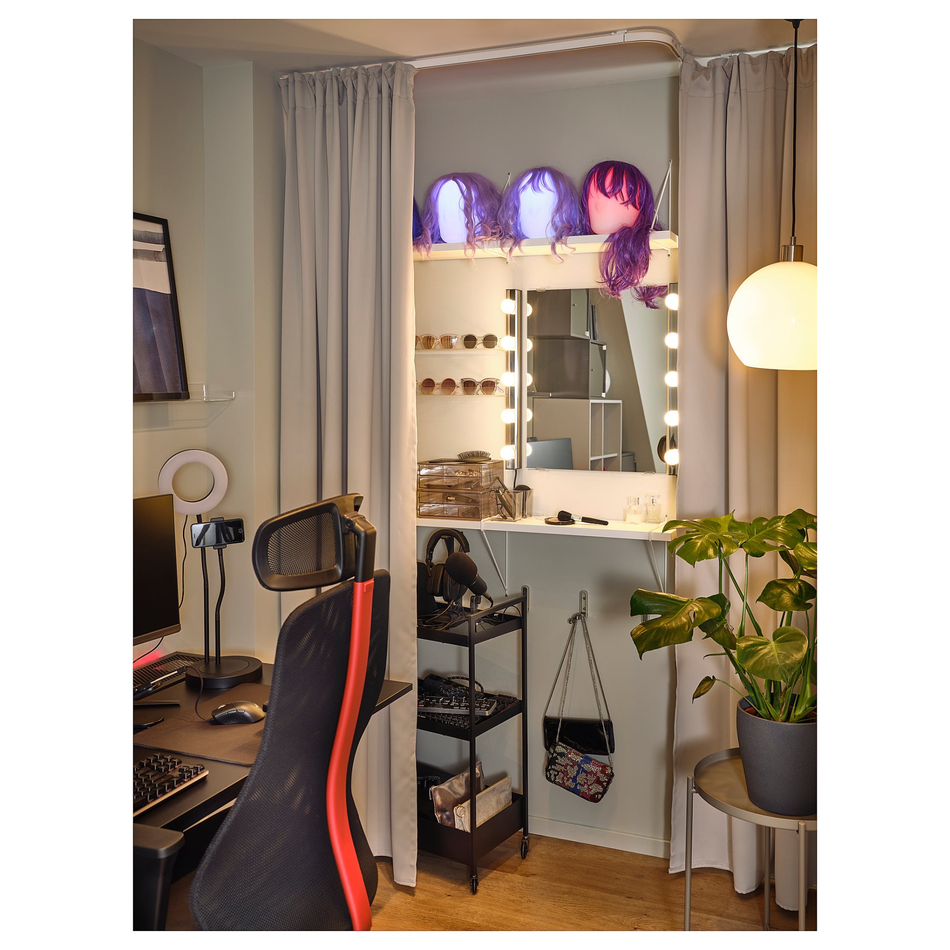 NISSAFORS, trolley, 50.5x30x83 cm, 203.997.77