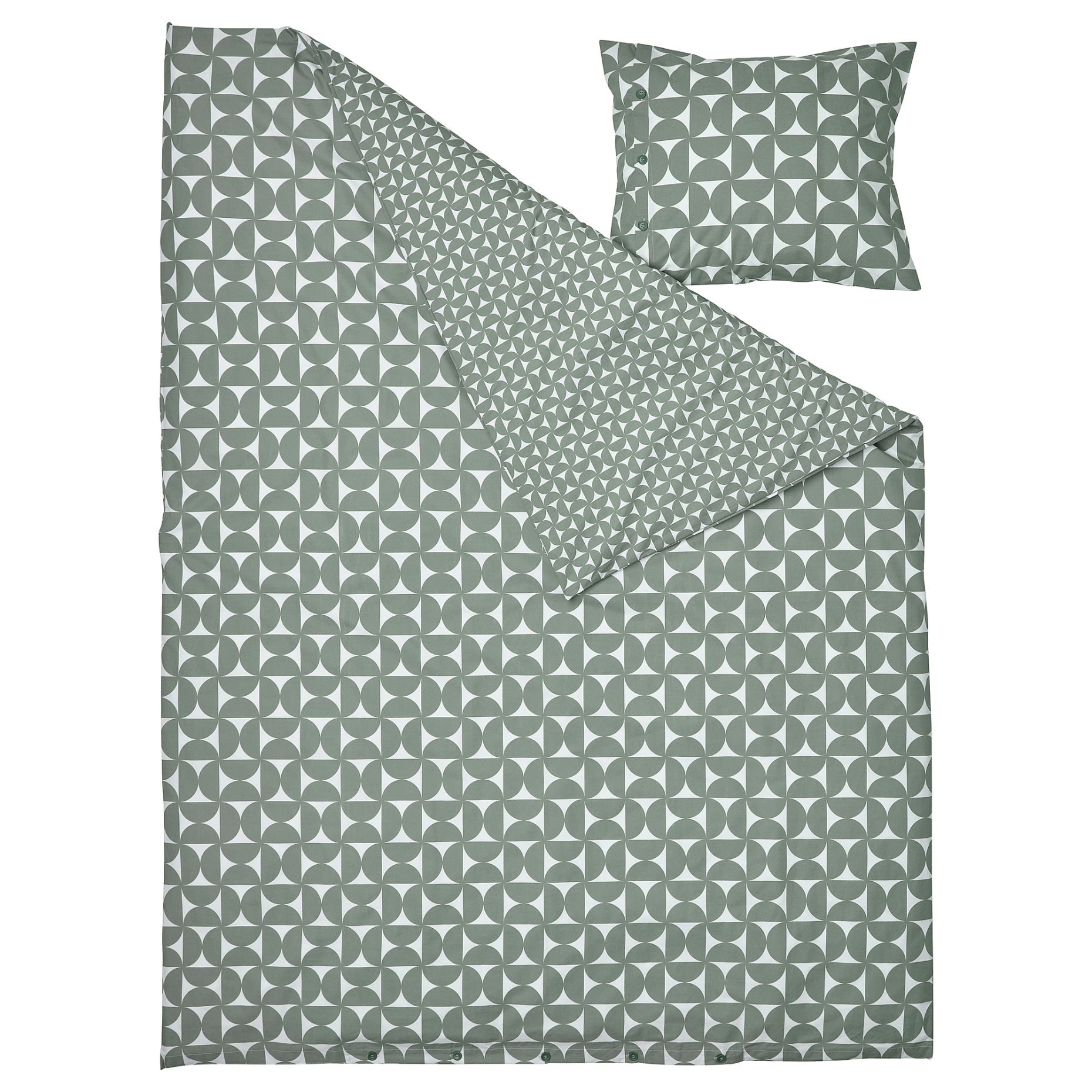 ÄNGSNEJLIKA, duvet cover and pillowcase, 150x200/50x60 cm, 205.411.20