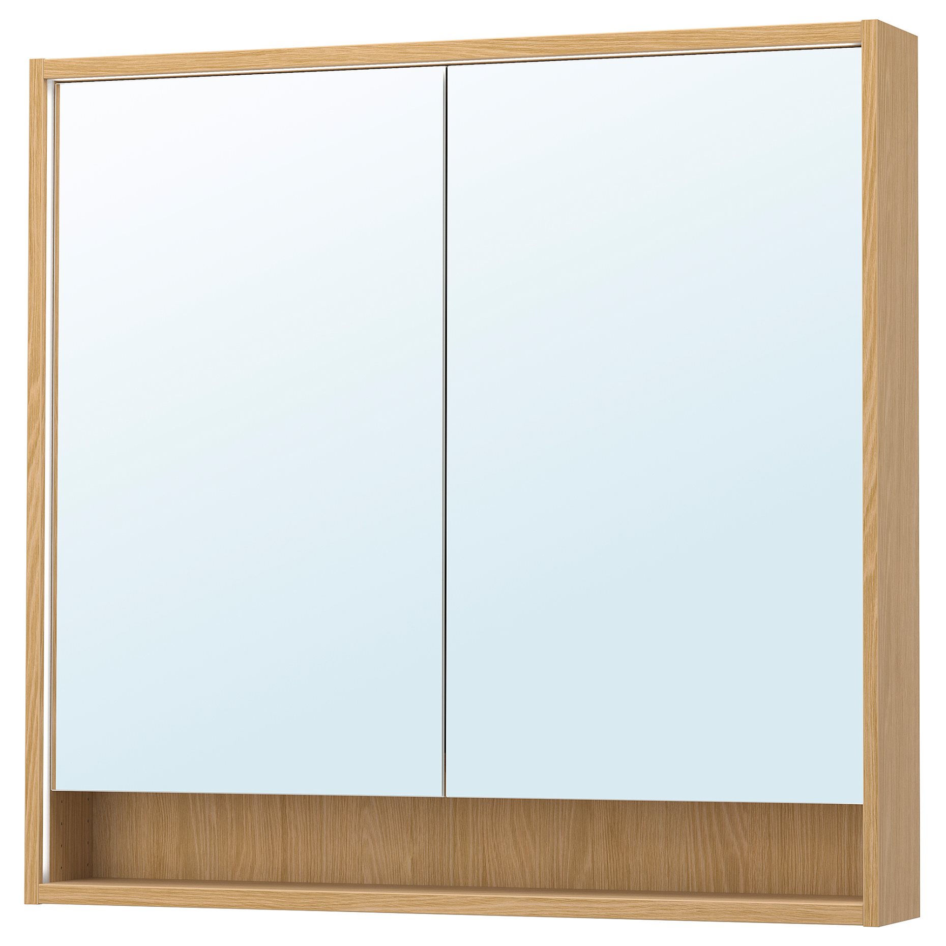 FAXALVEN, mirror cabinet with built-in lighting, 100x15x95 cm, 205.449.82