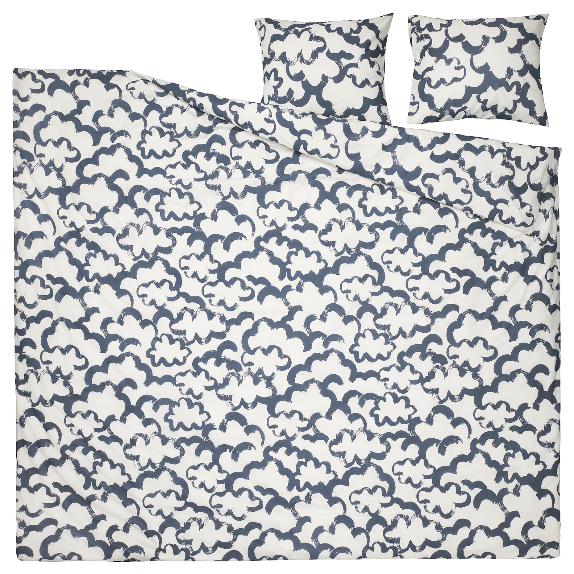 EKPURPURMAL, duvet cover and 2 pillowcases/cloud, 240x220/50x60 cm, 205.469.95