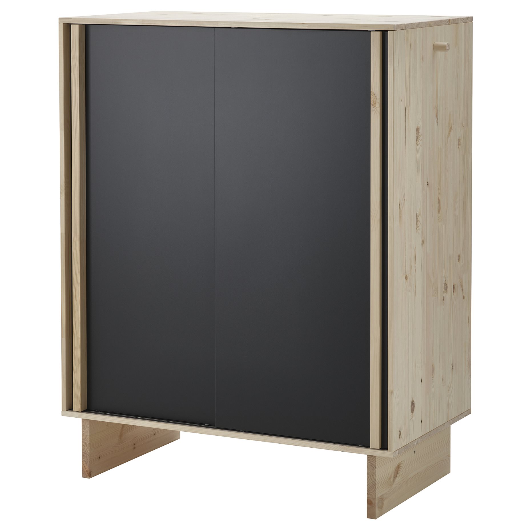 GLAMBERGET, wardrobe with 3 sliding doors, 117x63x150 cm, 205.645.12