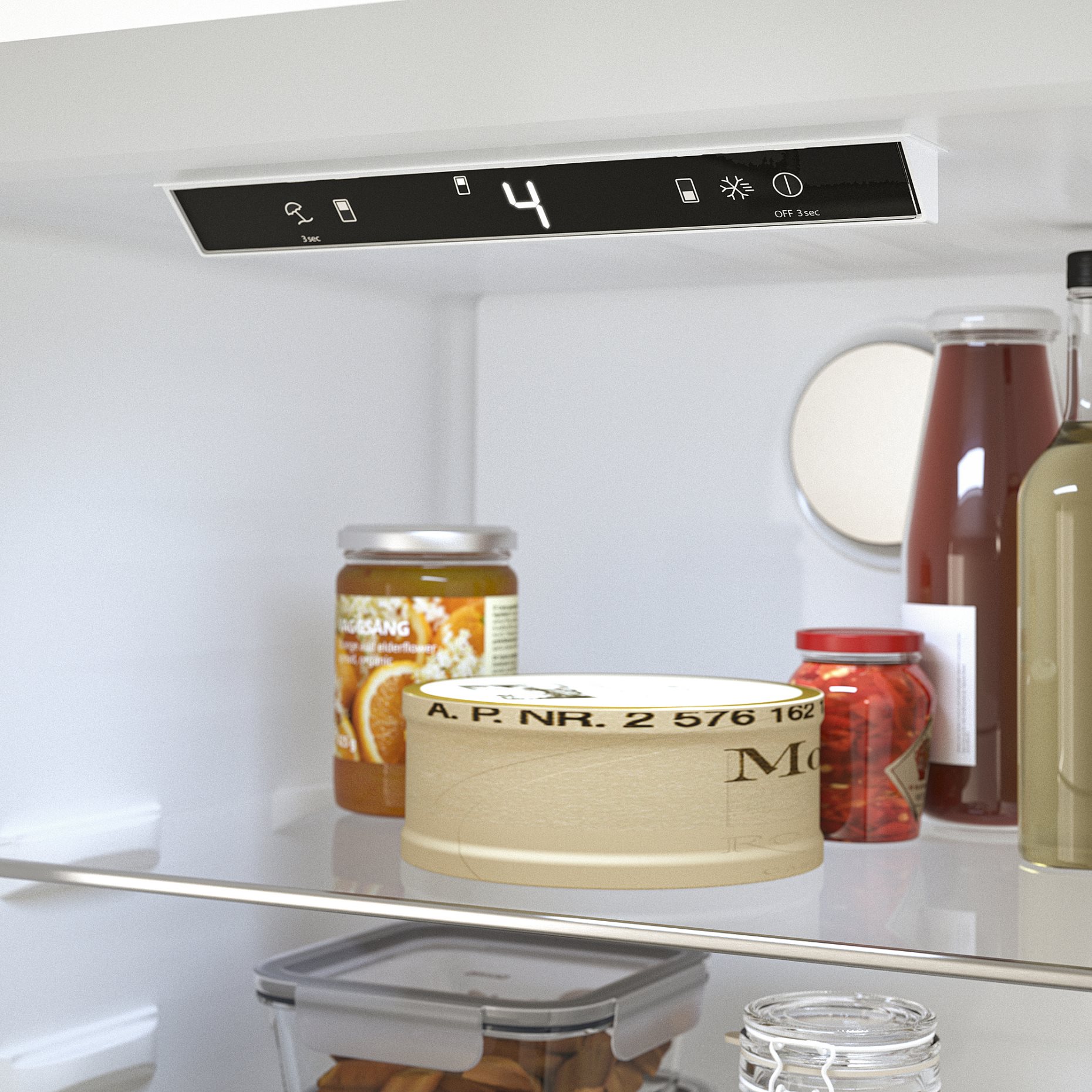 ALINGSAS, ψυγείο/καταψύκτης/ελεύθερο/IKEA 500, 210/106 l, 205.679.59