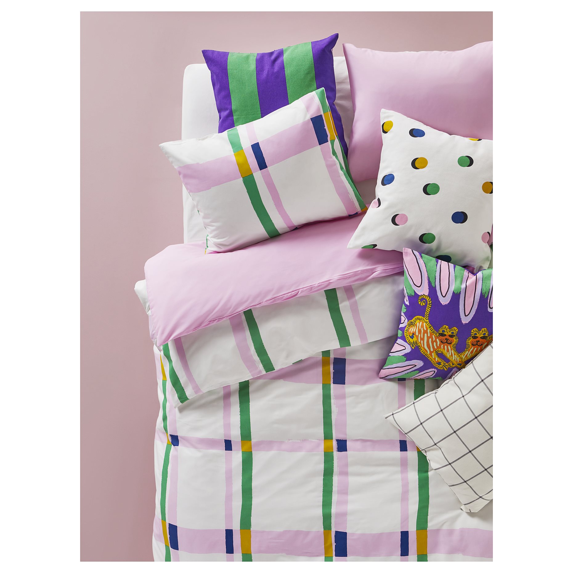 SYRABLADMAL, duvet cover and pillowcase, 150x200/50x60 cm, 205.792.93