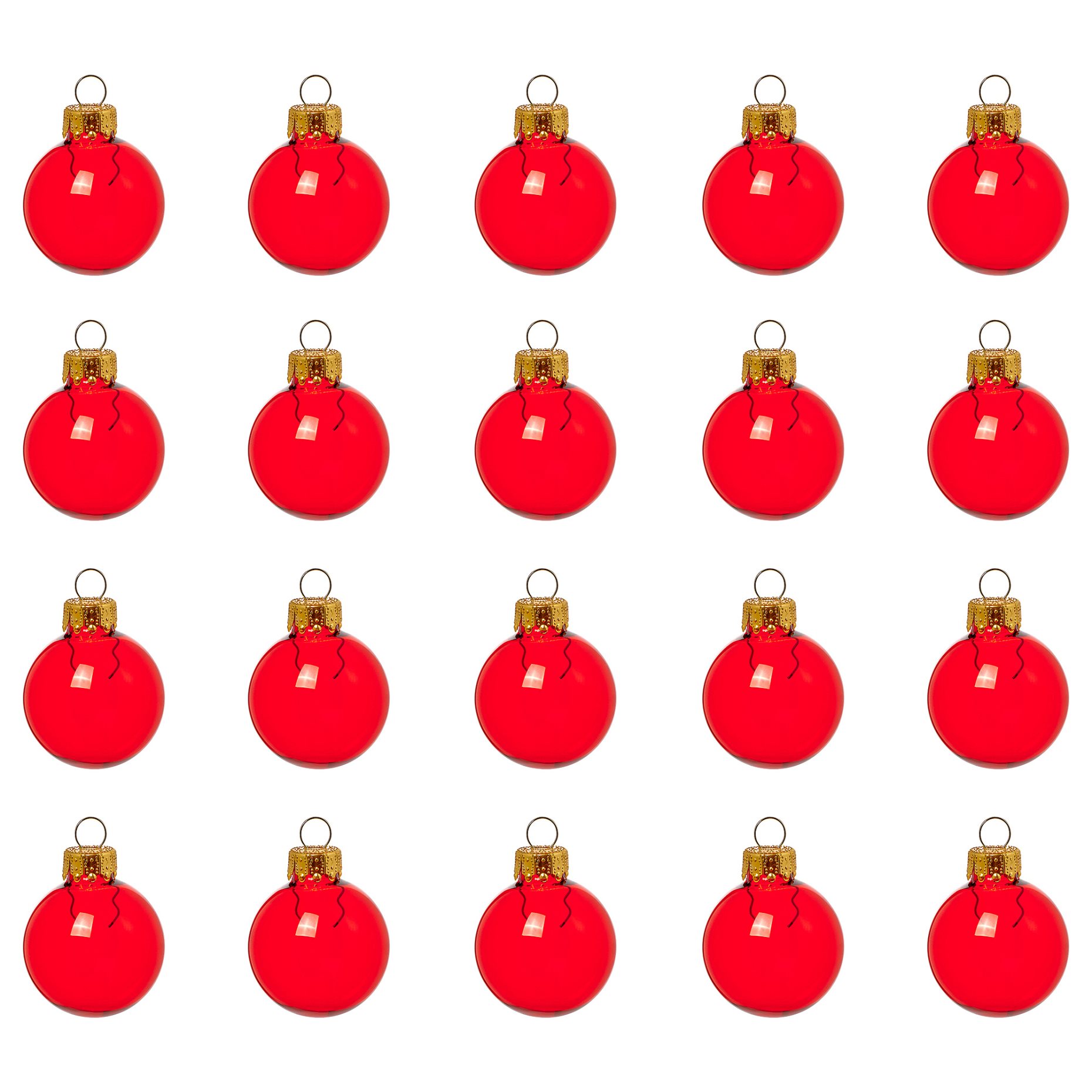 VINTERFINT, tree ornament/bauble/20 pack, 3.5 cm, 205.806.06