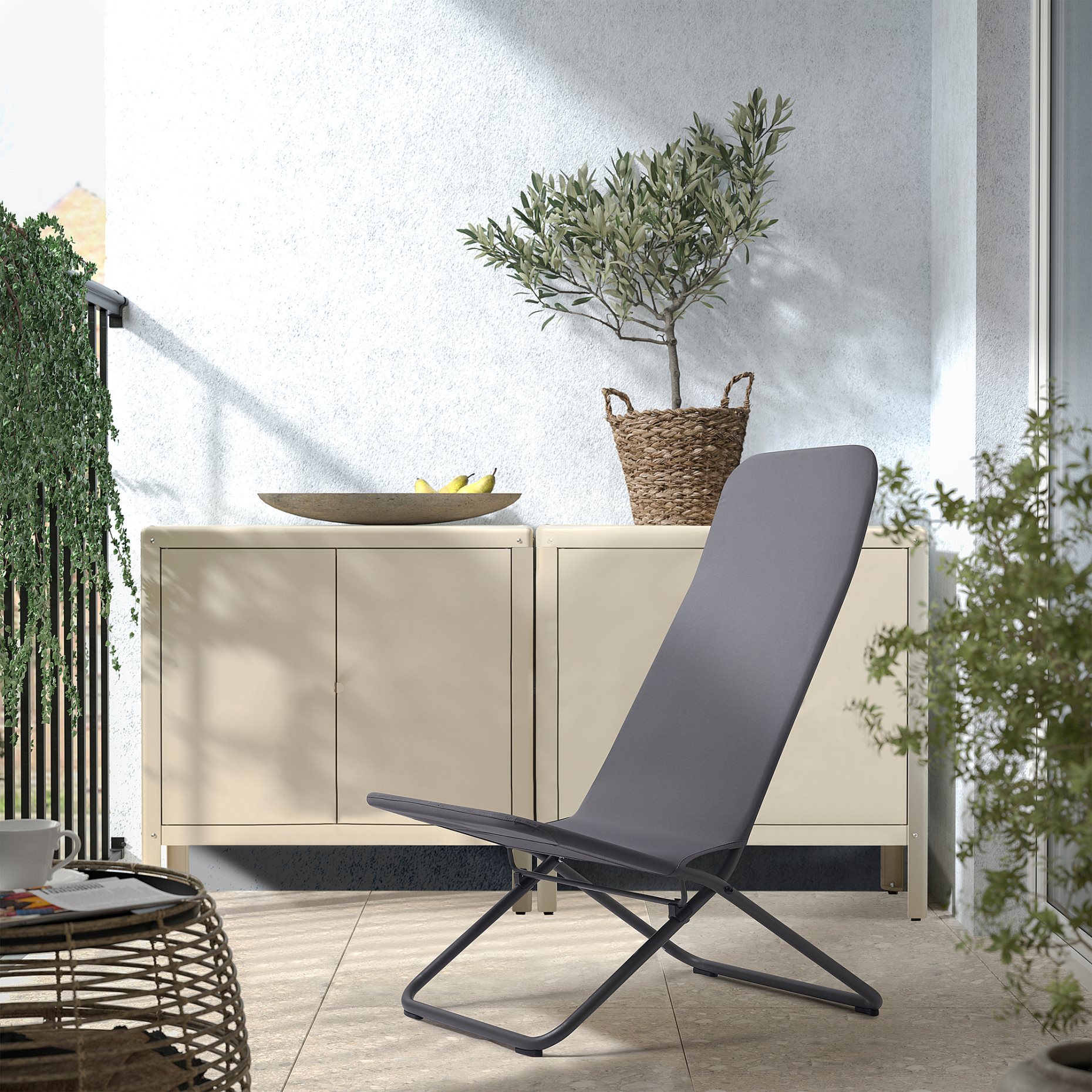VIGGSÖ, foldable lounge chair/outdoor, 205.970.70