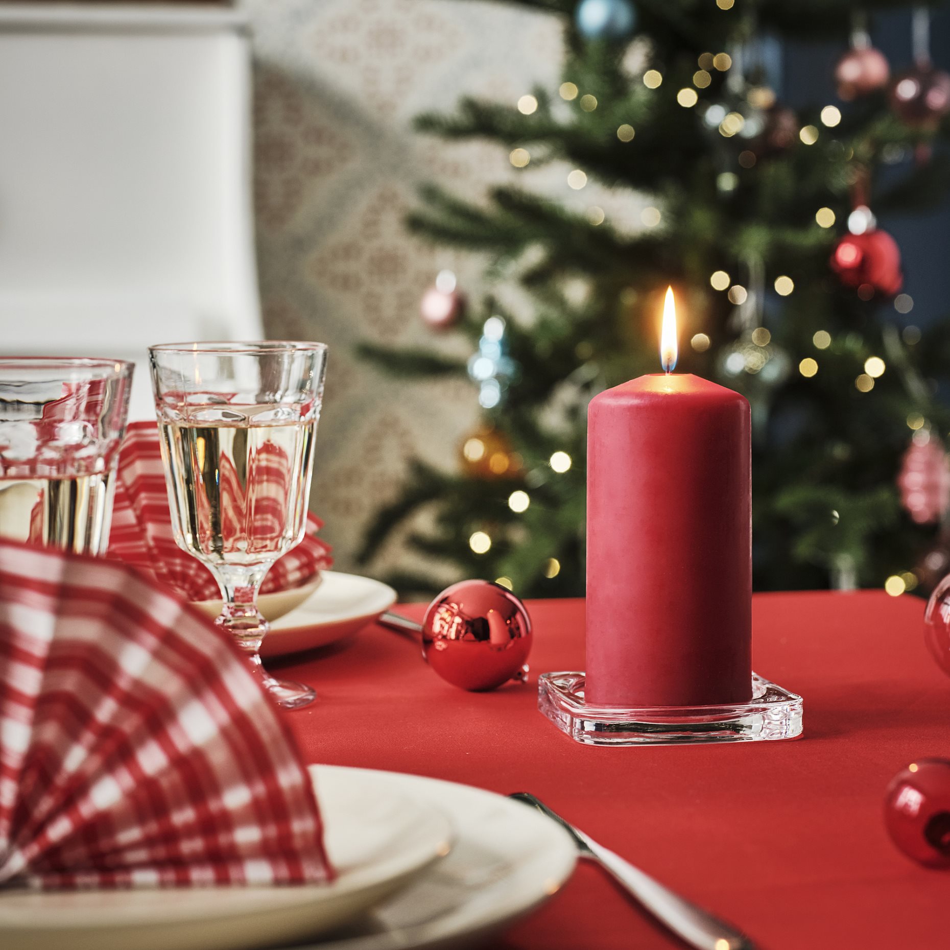 FENOMEN, άοσμο κερί, 14 cm, 205.995.02