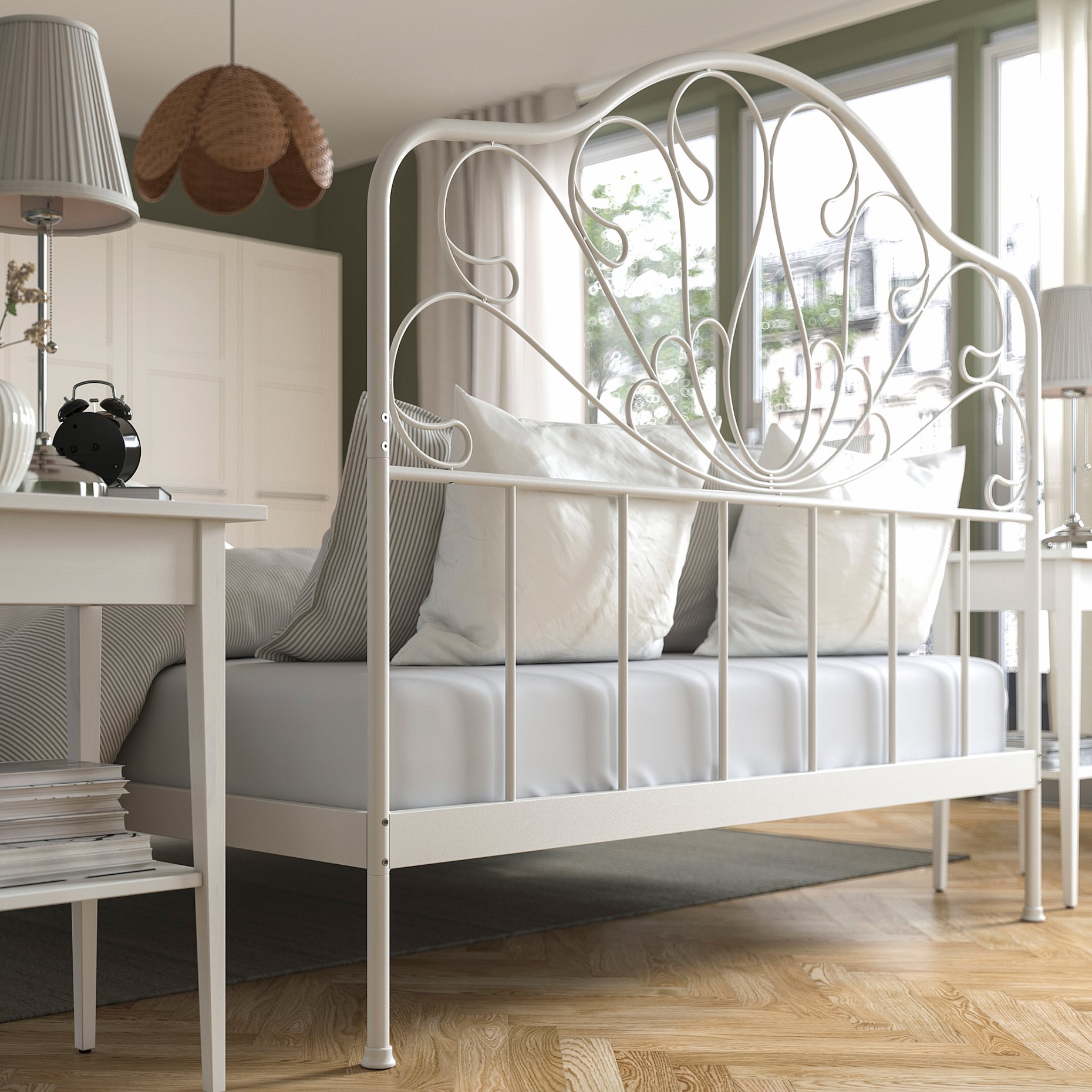 MELLGRUND, bed frame, 160x200 cm, 206.037.59