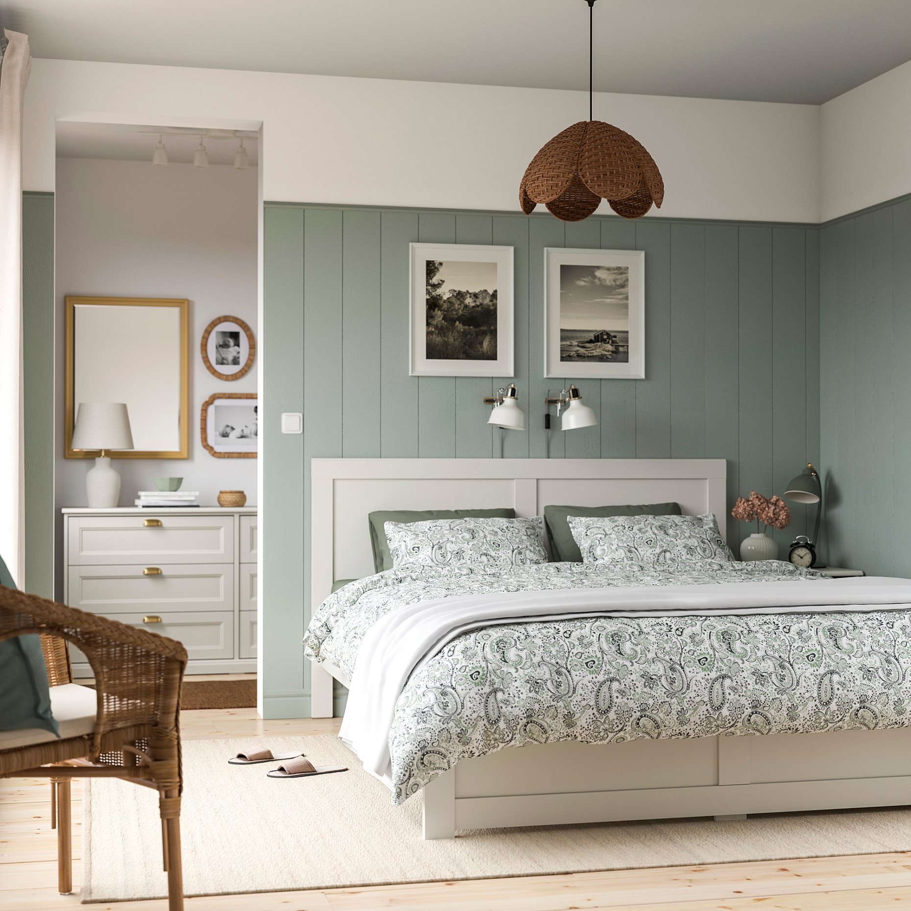 FÅGELFJÄLLET, bed frame, 140x200 cm, 206.071.54
