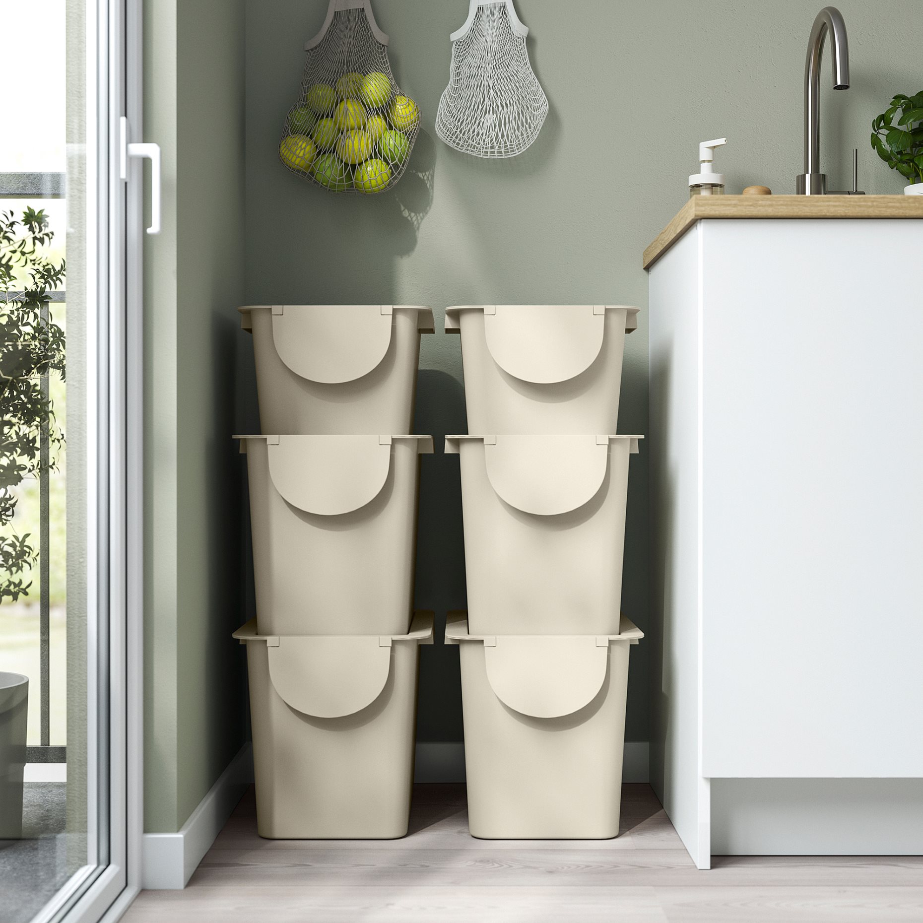 TRÖSKNING, κάδος με καπάκι, 12 l, 206.101.75