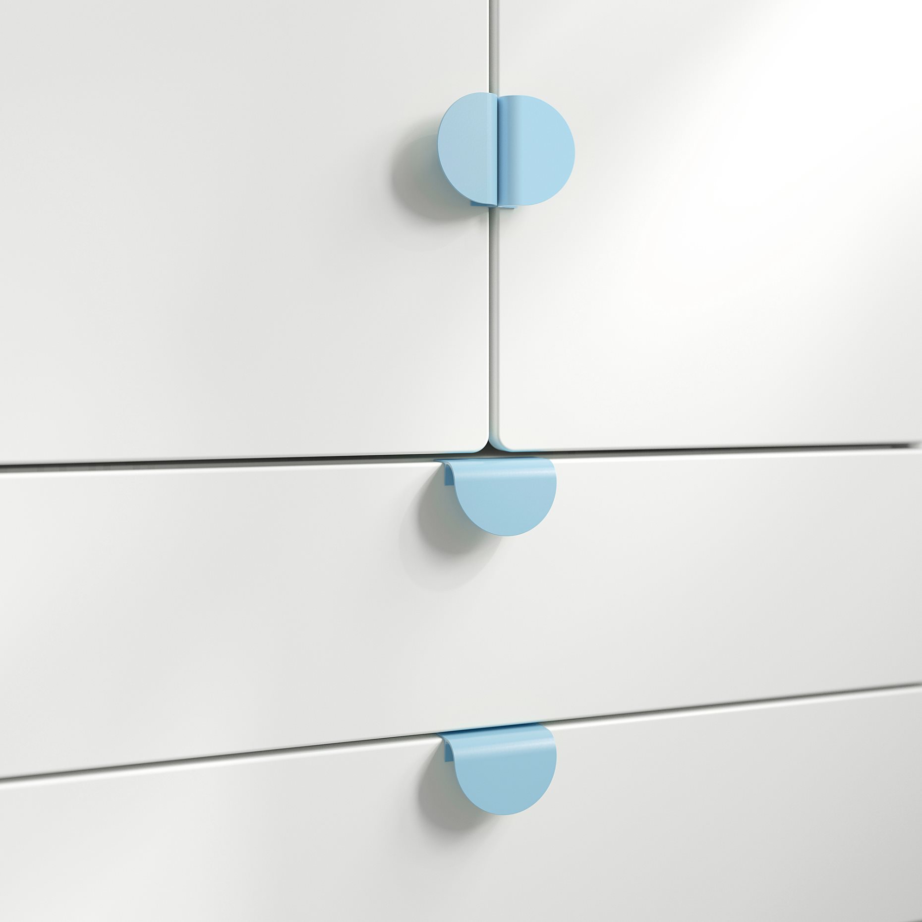 LATMASK, clip-on handle/2 pack, 60 mm, 206.136.02