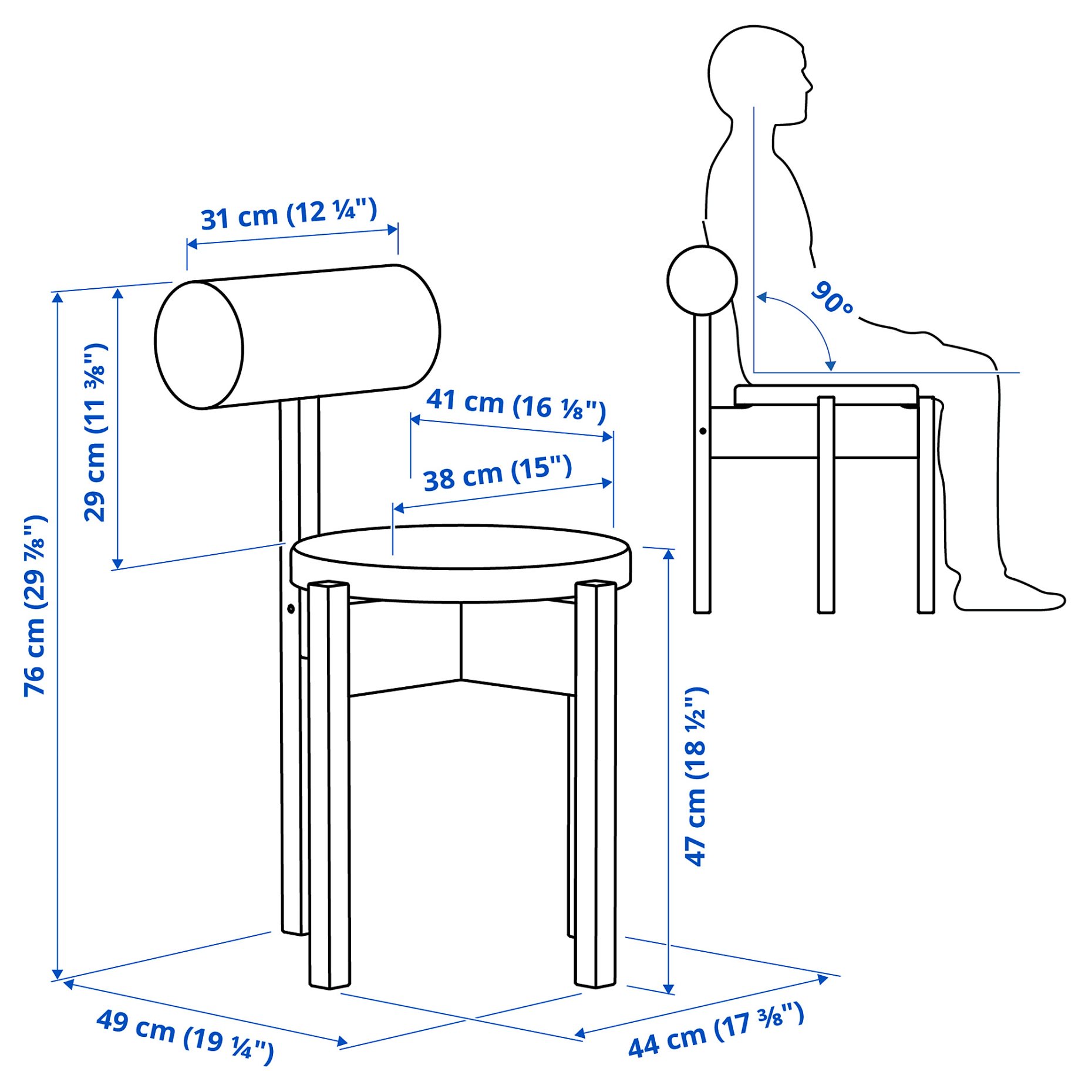 IKEA PS 2026, καρέκλα, 206.178.79