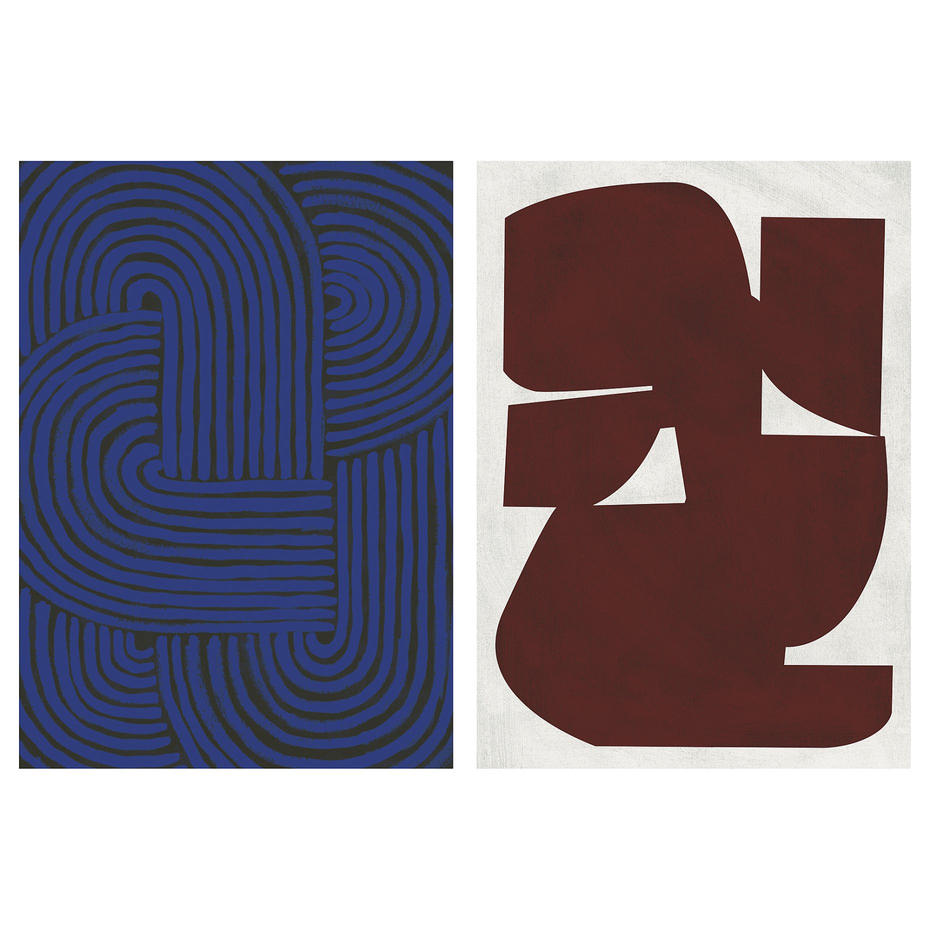 PJÄTTERYD, πίνακας/Endelave & Alkmaar, 2 τεμ. 50x70 cm, 206.196.04