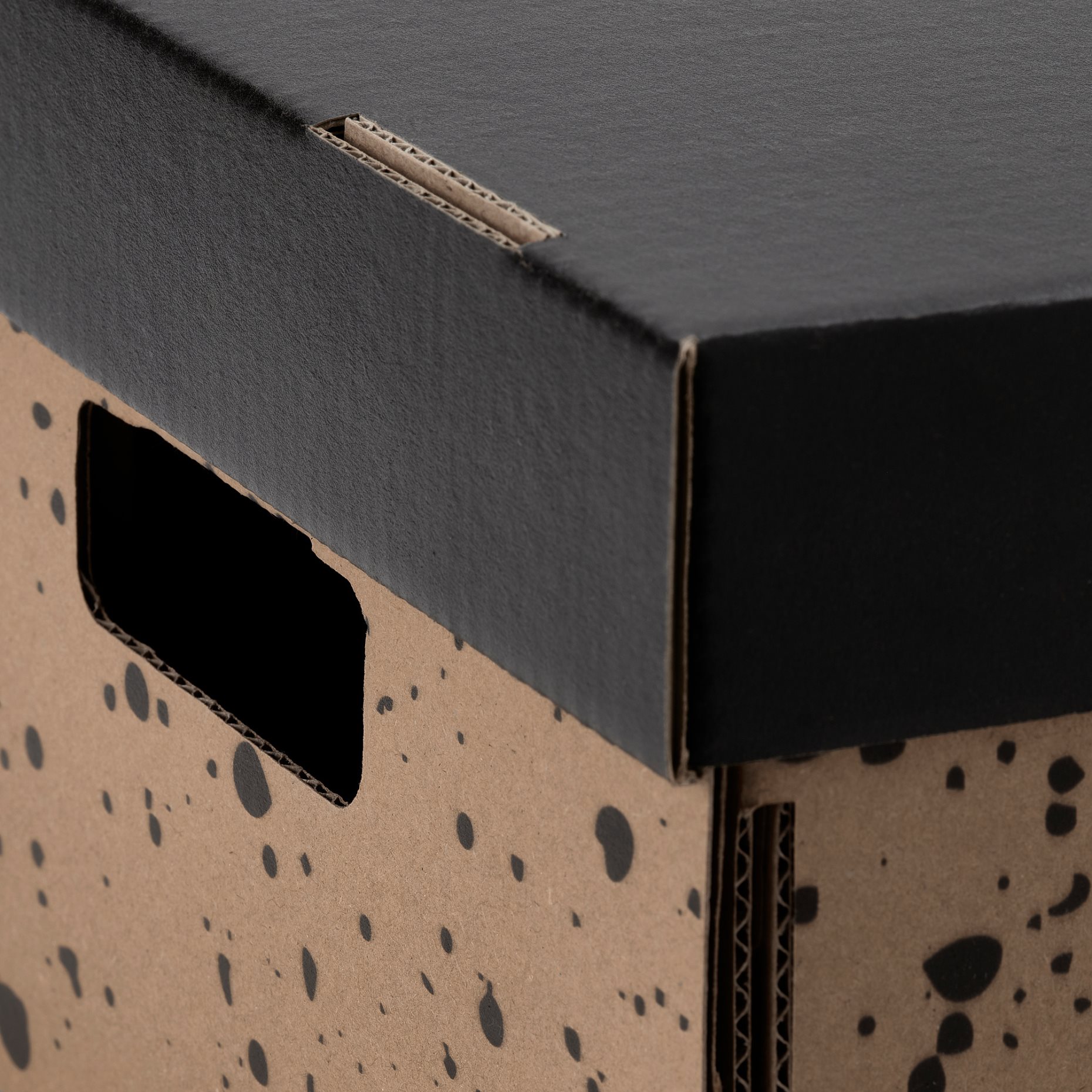 SVARTTRÄDA, box with lid 2 pack, 25x35x16 cm, 206.233.47