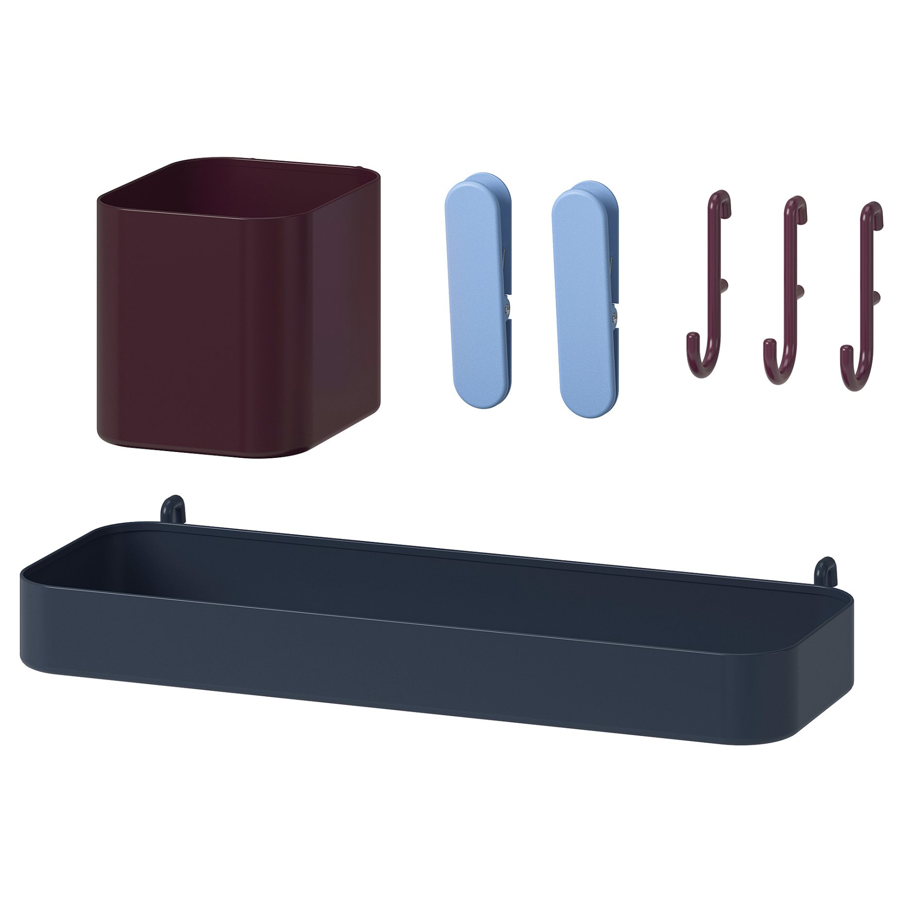 SKÅDIS, 7-piece accessories set, 206.243.99