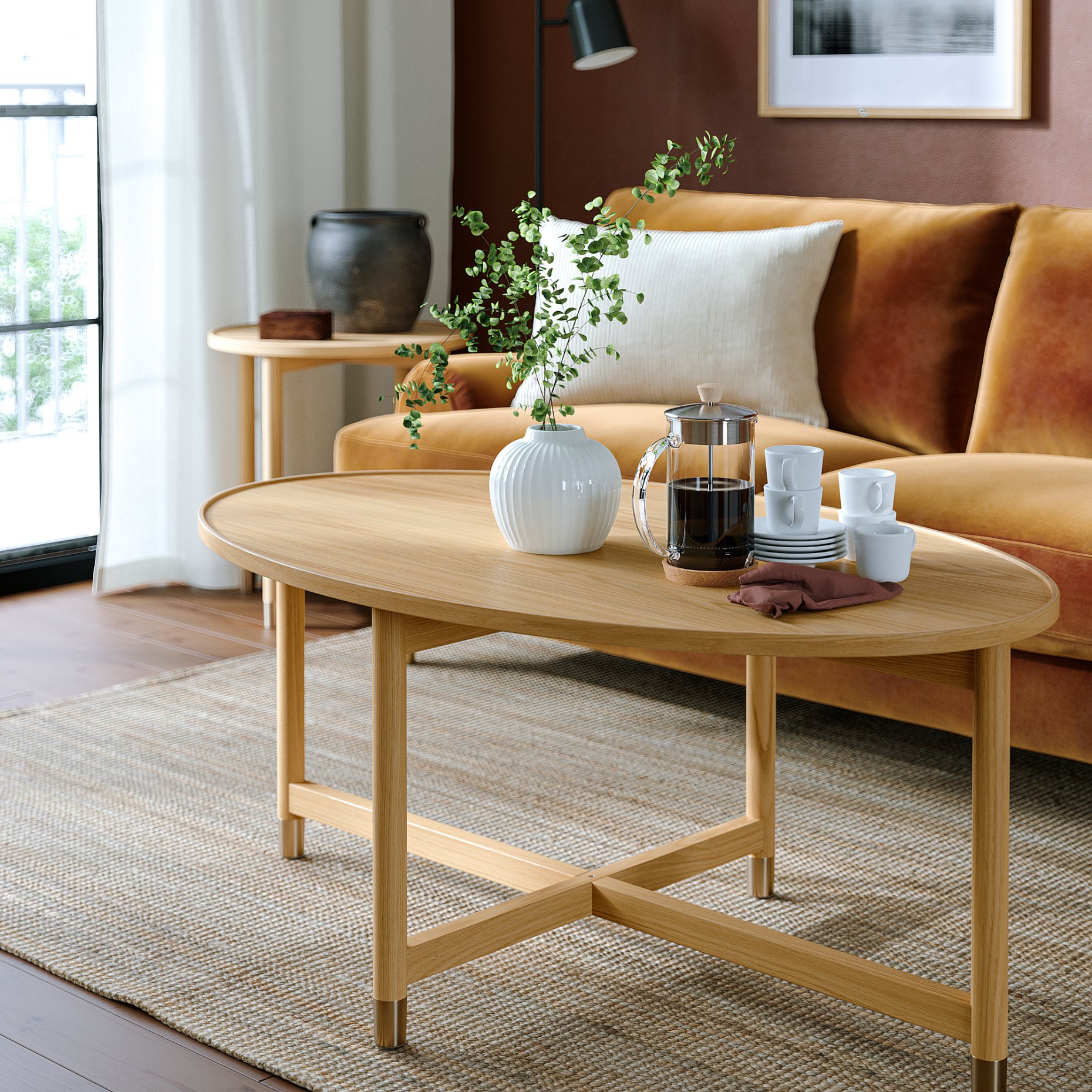 VALNÄS, coffee table, 118x50 cm, 206.280.38