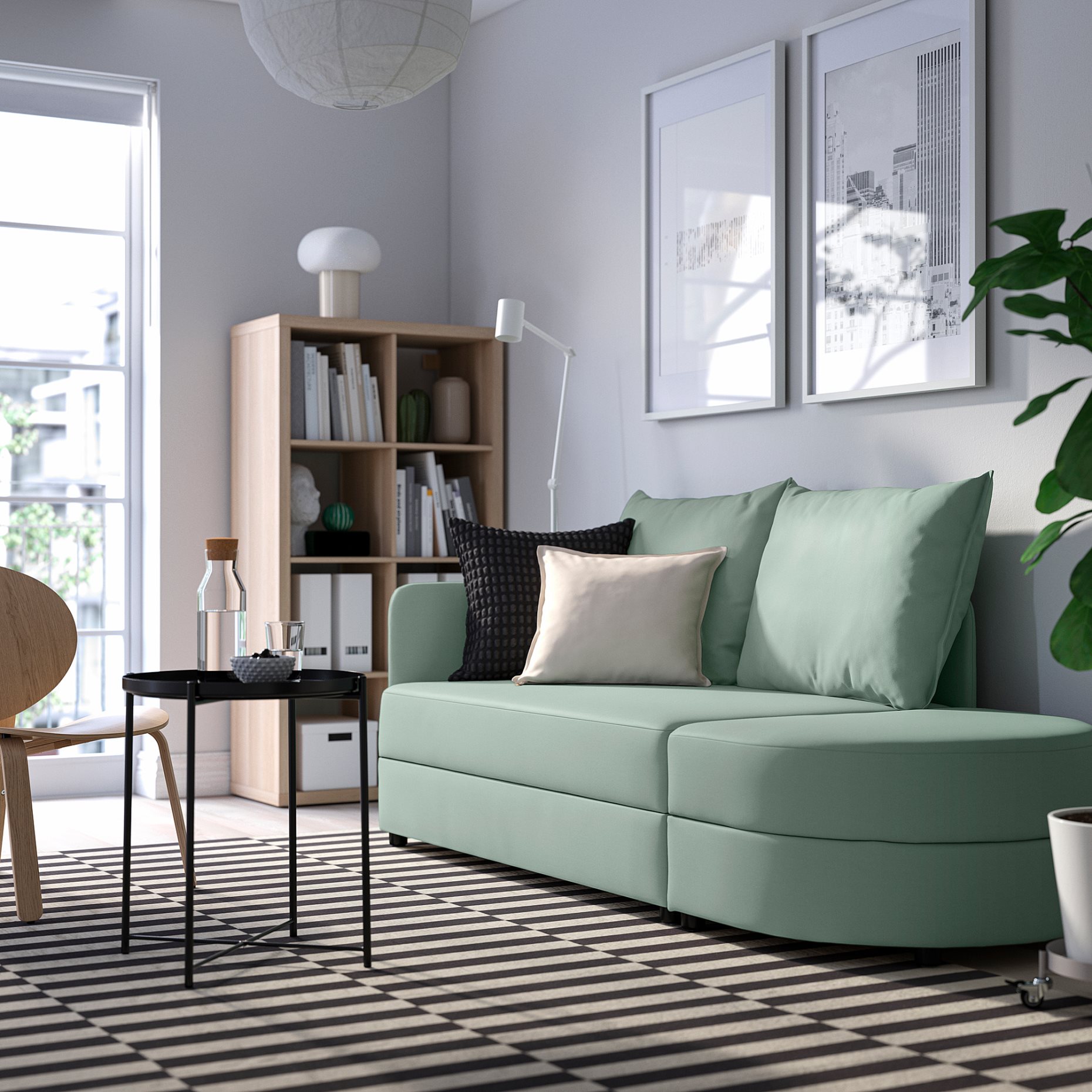 LINDÅKRA, 2-seat sofa-bed, 206.292.69