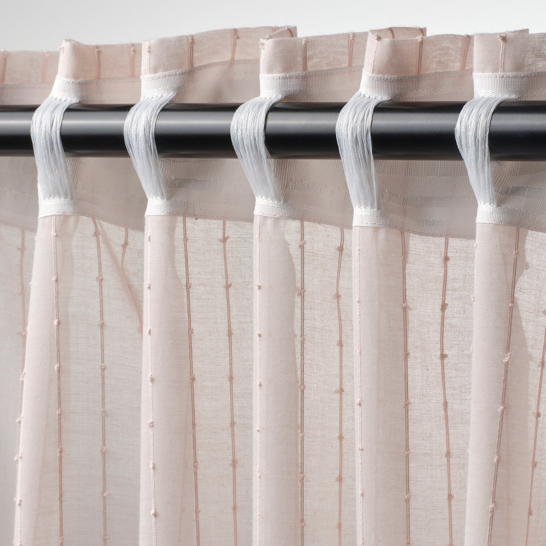MATILDA, sheer curtains with heading tape 1 pair, 145x165 cm, 206.293.06