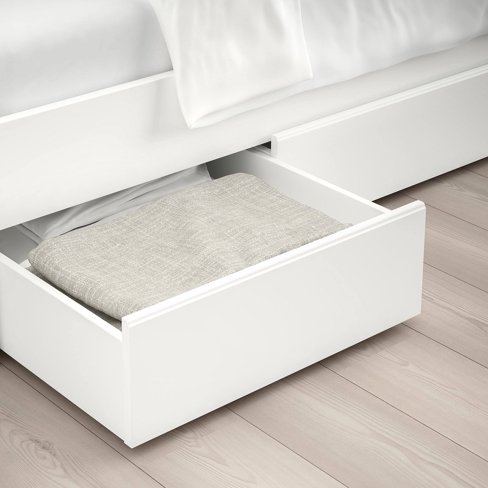 SONGESAND, bed frame with 2 storage boxes, 140X200 cm, 292.412.40