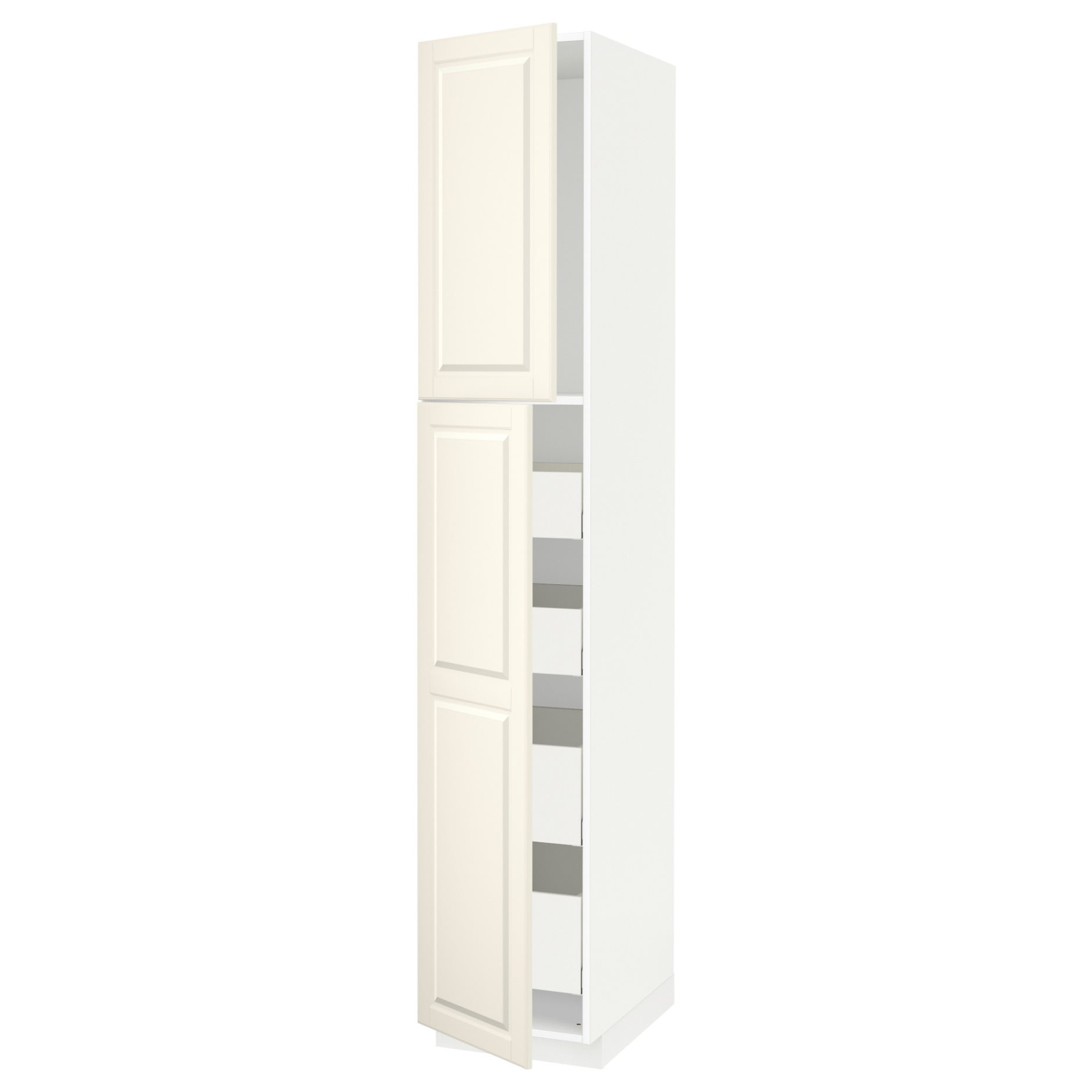 METOD/MAXIMERA, high cabinet with 2 doors/4 drawers, 40x60x220 cm, 294.566.26