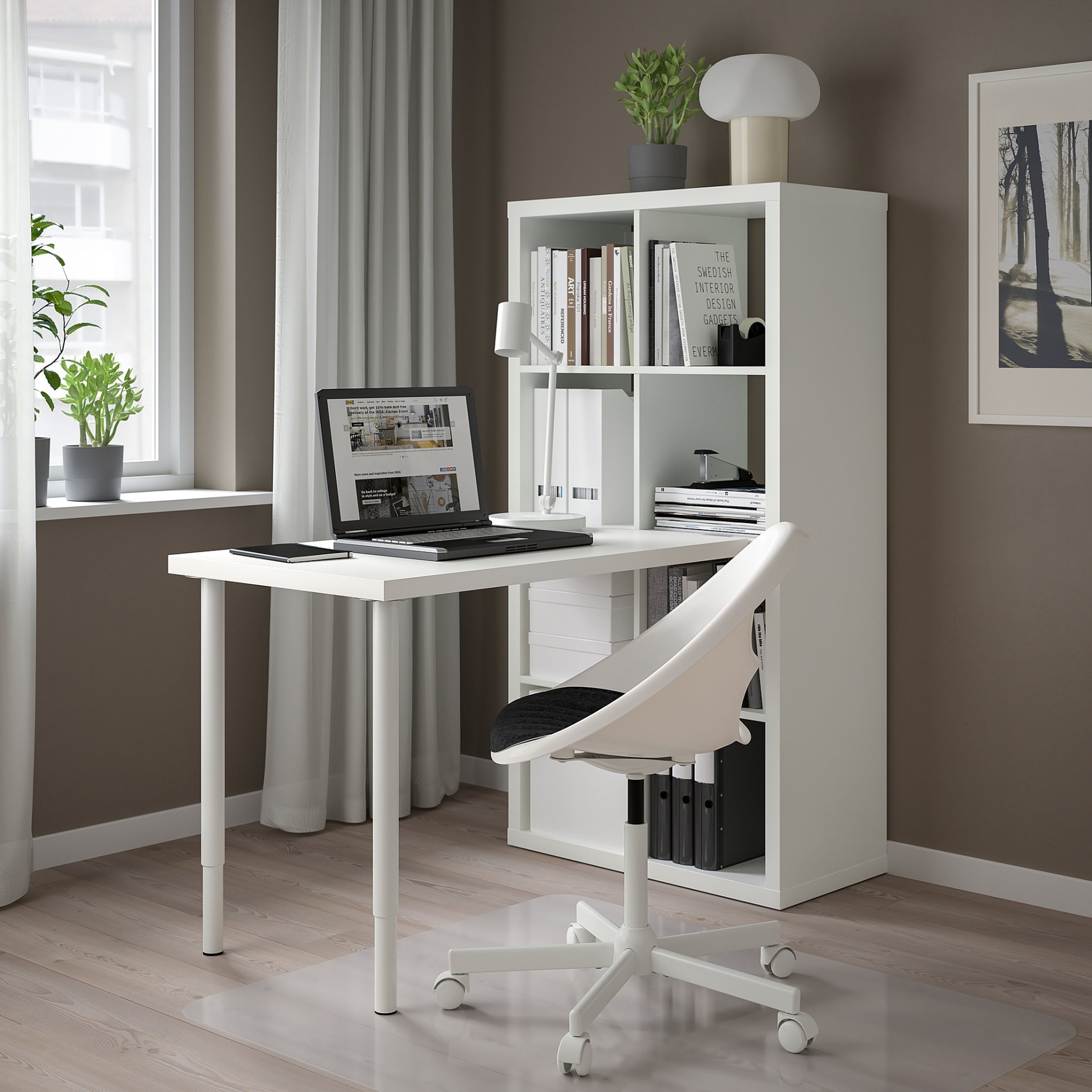 KALLAX/LINNMON, desk combination, 77x139x147 cm, 294.817.01