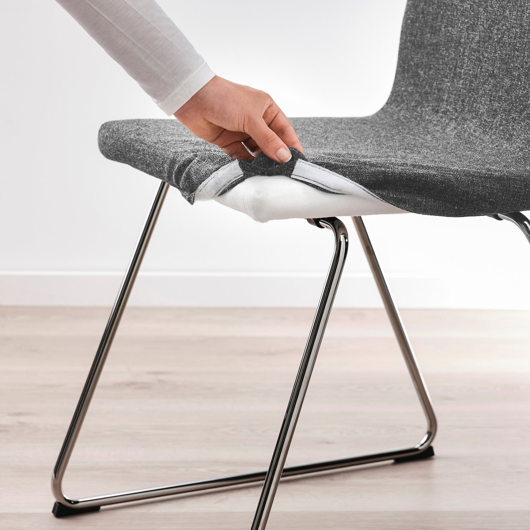 DOCKSTA/LILLANAS, table and 4 chairs, 103 cm, 294.951.14