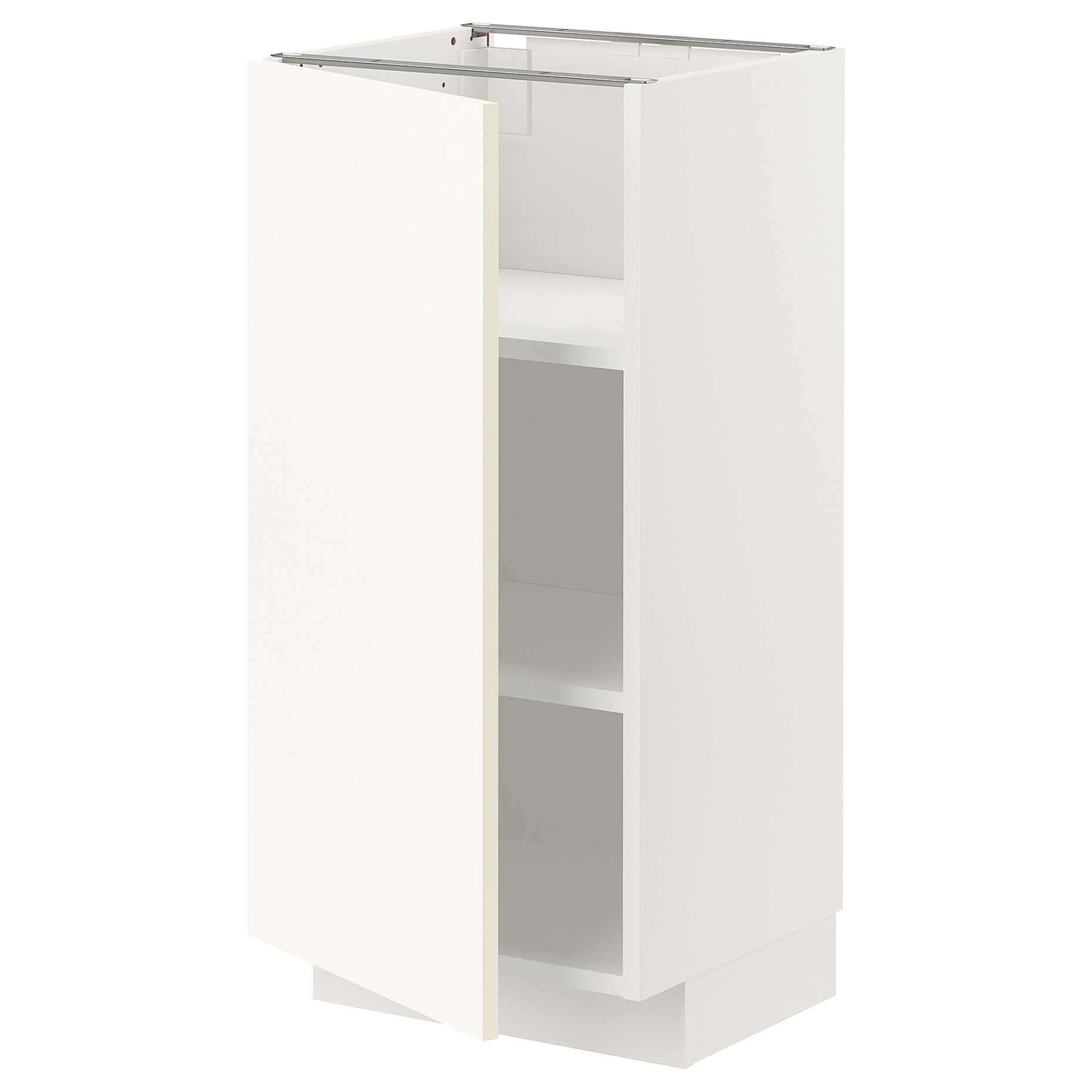 METOD, base cabinet with shelves, 40x37 cm, 295.071.31