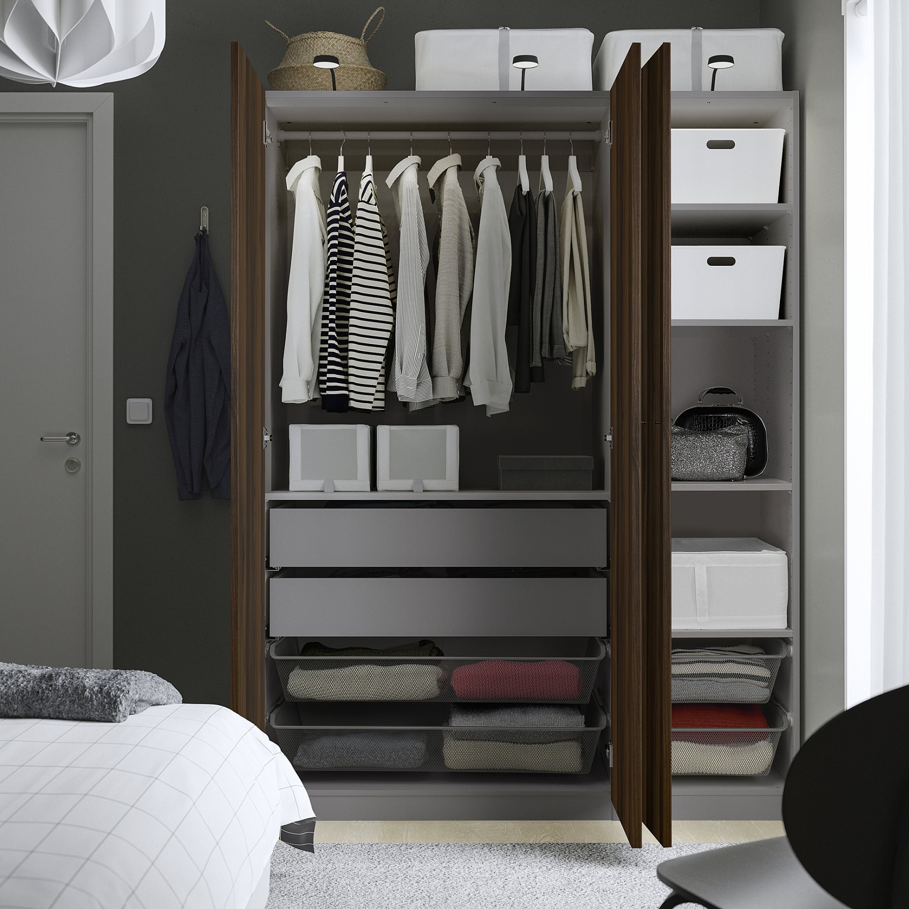 PAX/STORKLINTA, wardrobe combination, 150x60x201 cm, 295.625.61