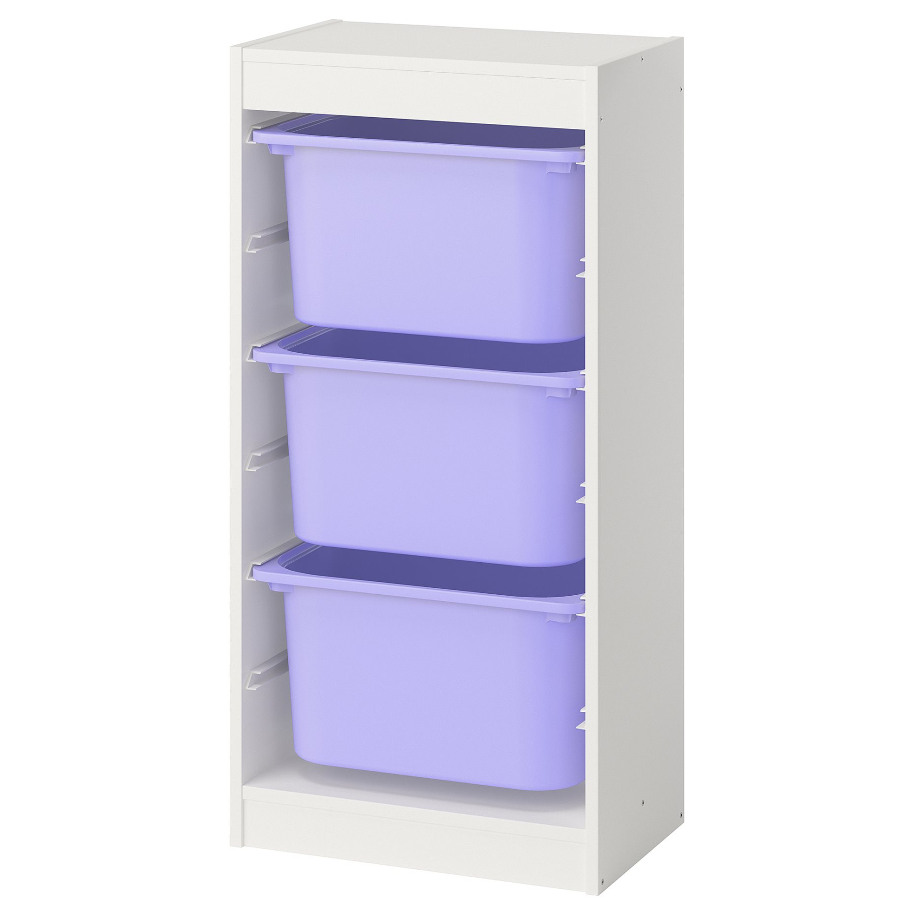 TROFAST, storage combination with boxes, 46x30x94 cm, 295.752.00