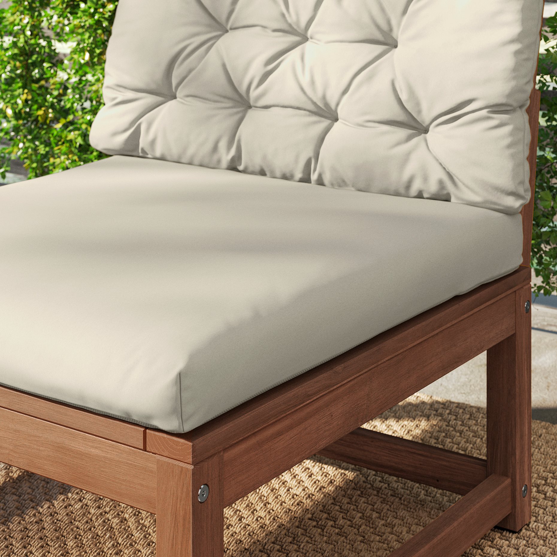 NÄMMARÖ, 2-seat modular sofa with armests, outdoor, 295.752.19