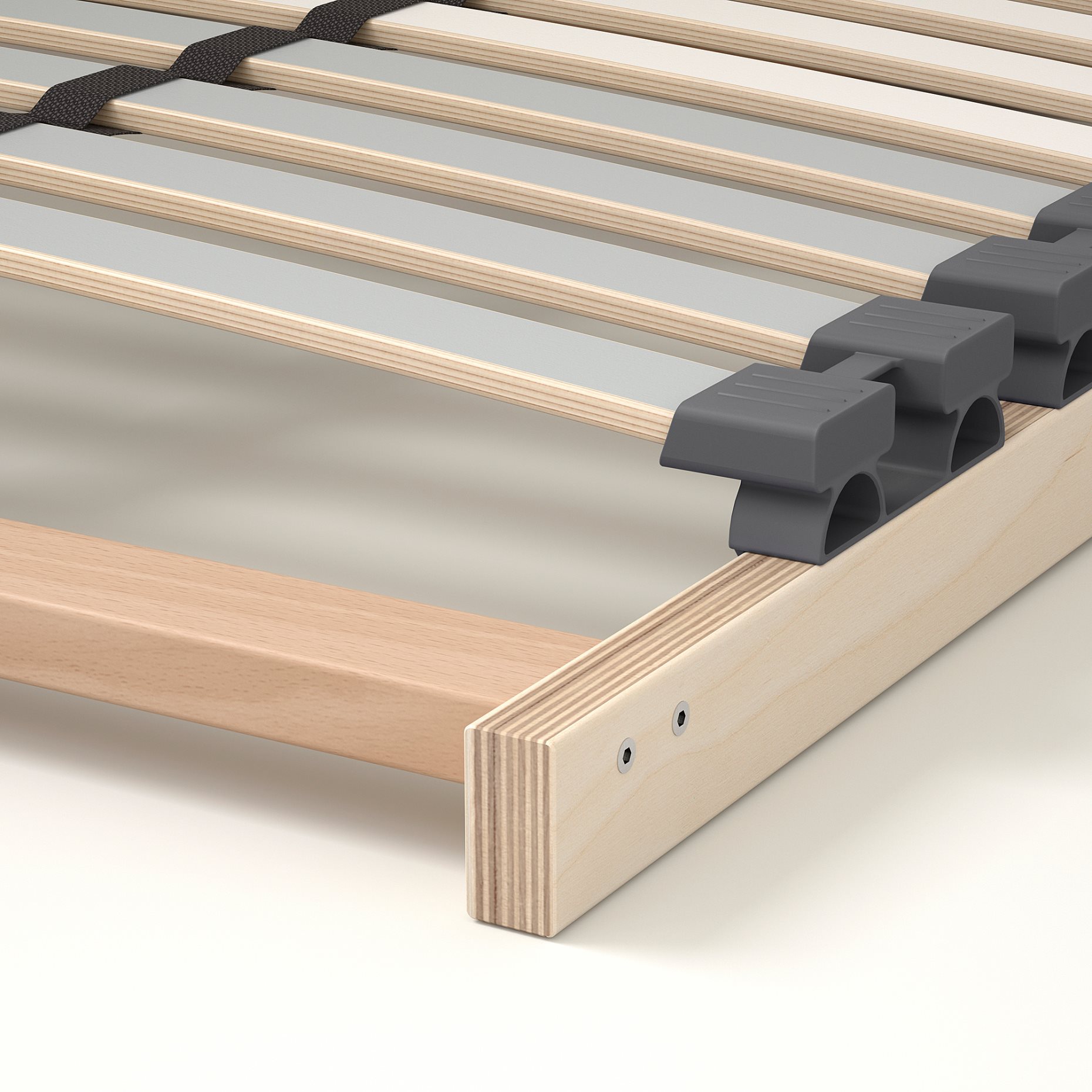BRIMNES, bed frame with storage and headboard, 180x200 cm, 295.900.31