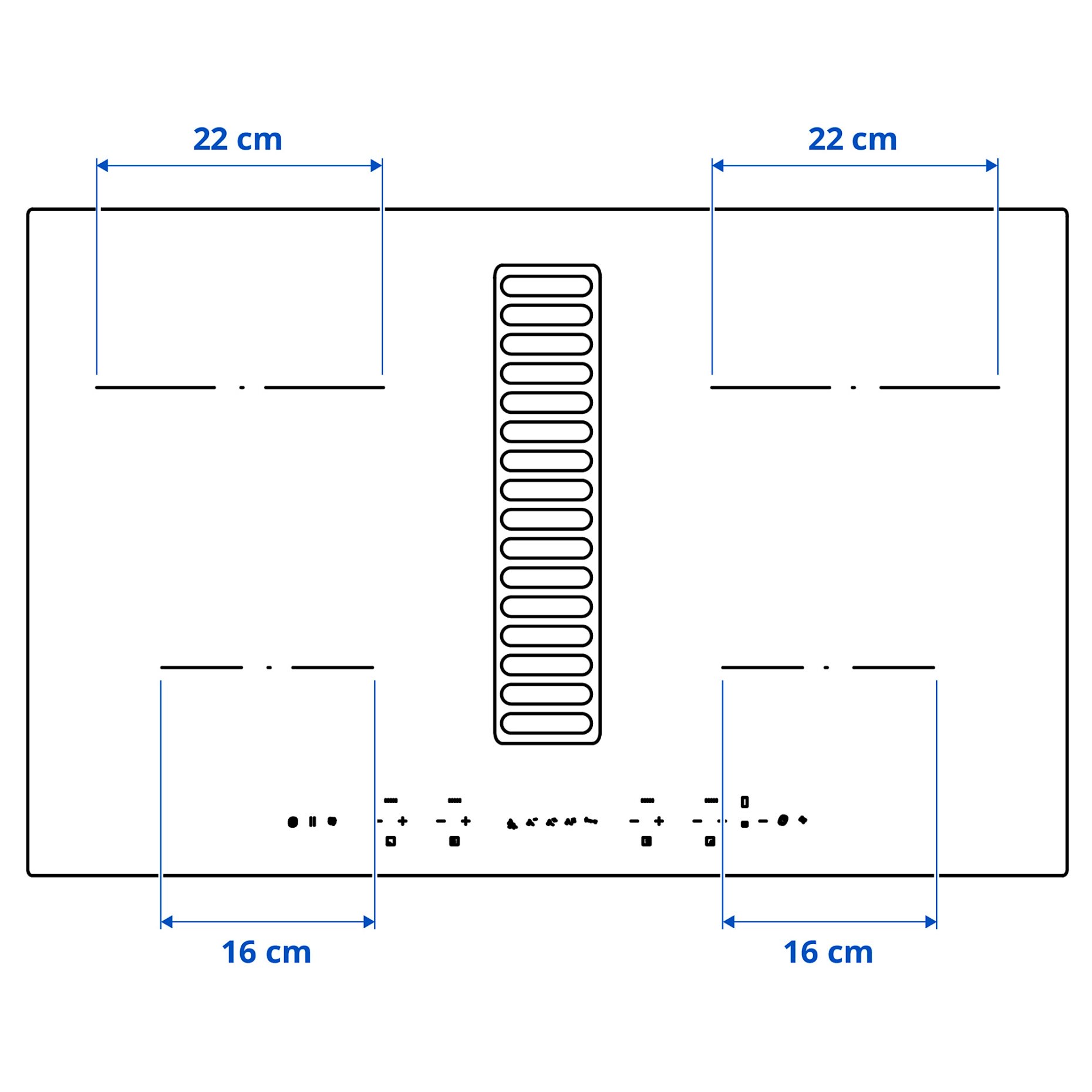 TÄCKNAN, induction hob/interior extractor with recirculation kit/IKEA 300, 80 cm, 296.125.04