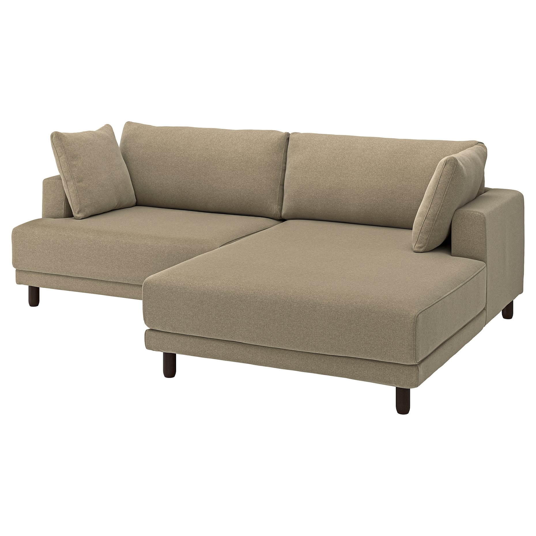 UPPÅKRA, 3-seat modular sofa with chaise longue, right, 296.140.65