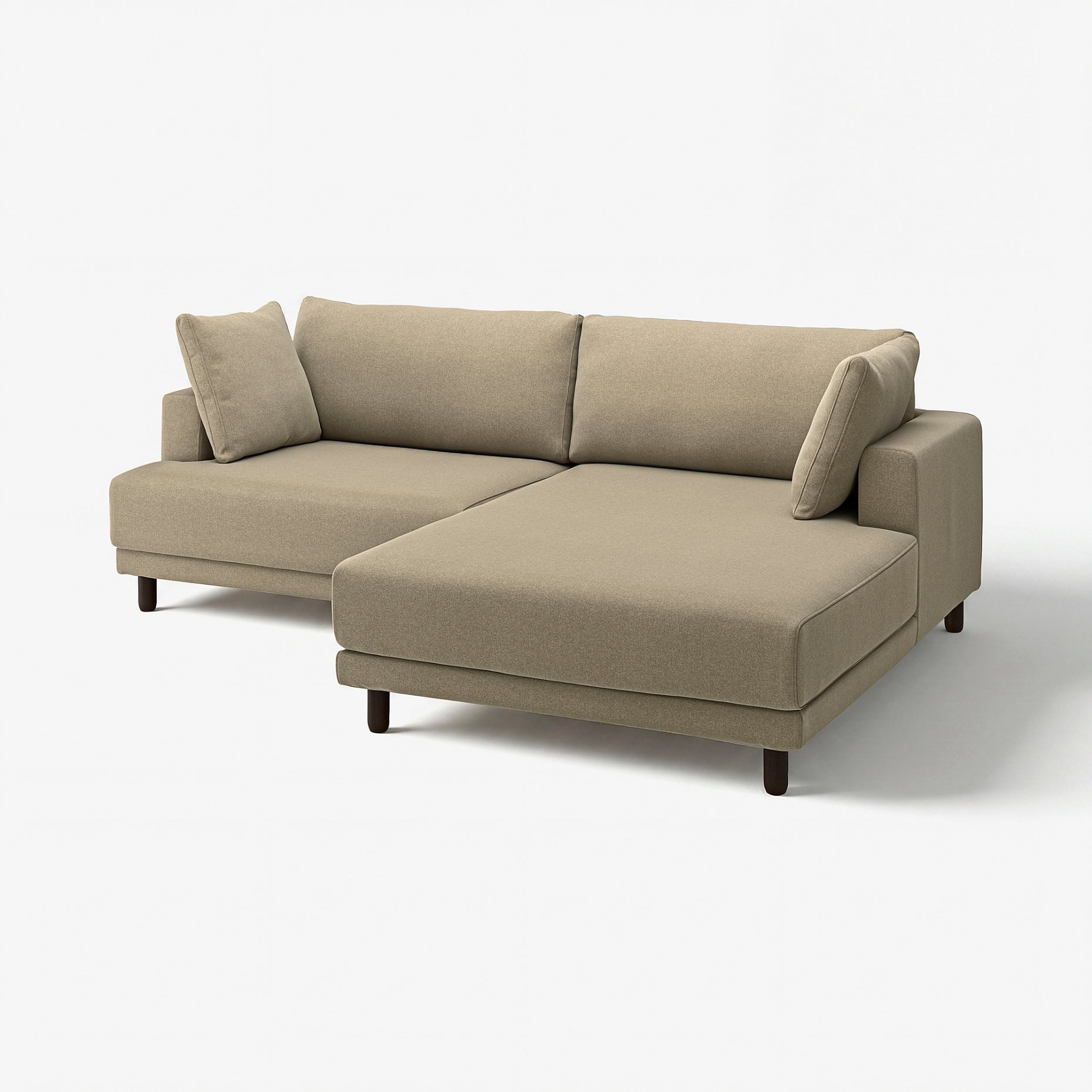 UPPÅKRA, 3-seat modular sofa with chaise longue, right, 296.140.65