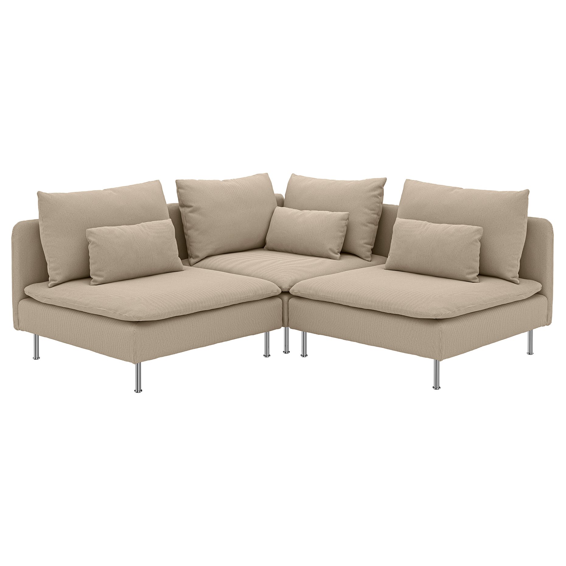 SÖDERHAMN, corner sofa, 3-seat, 296.221.69