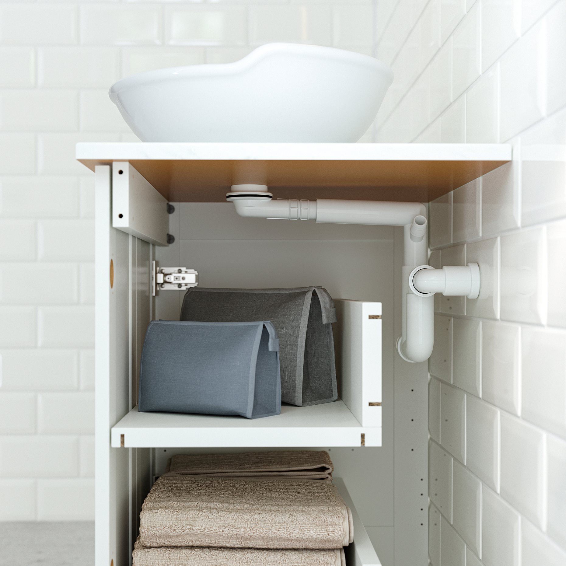 HAVBÄCK/VINDEL, wash-stand with drawers/wash-basin, 102x49x77 cm, 296.224.66