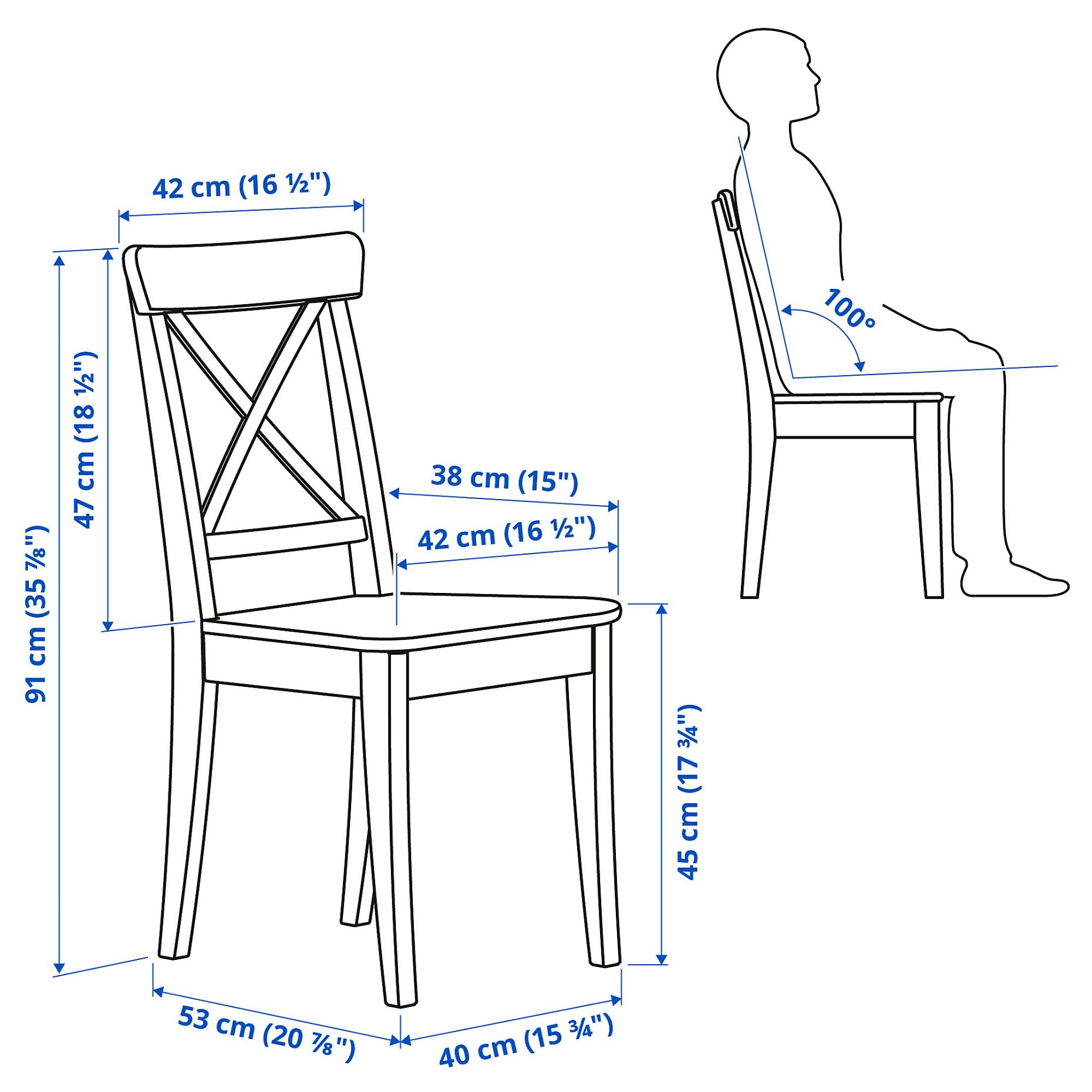 INGATORP/INGOLF, Τραπέζι και 4 καρέκλες, 299.173.07