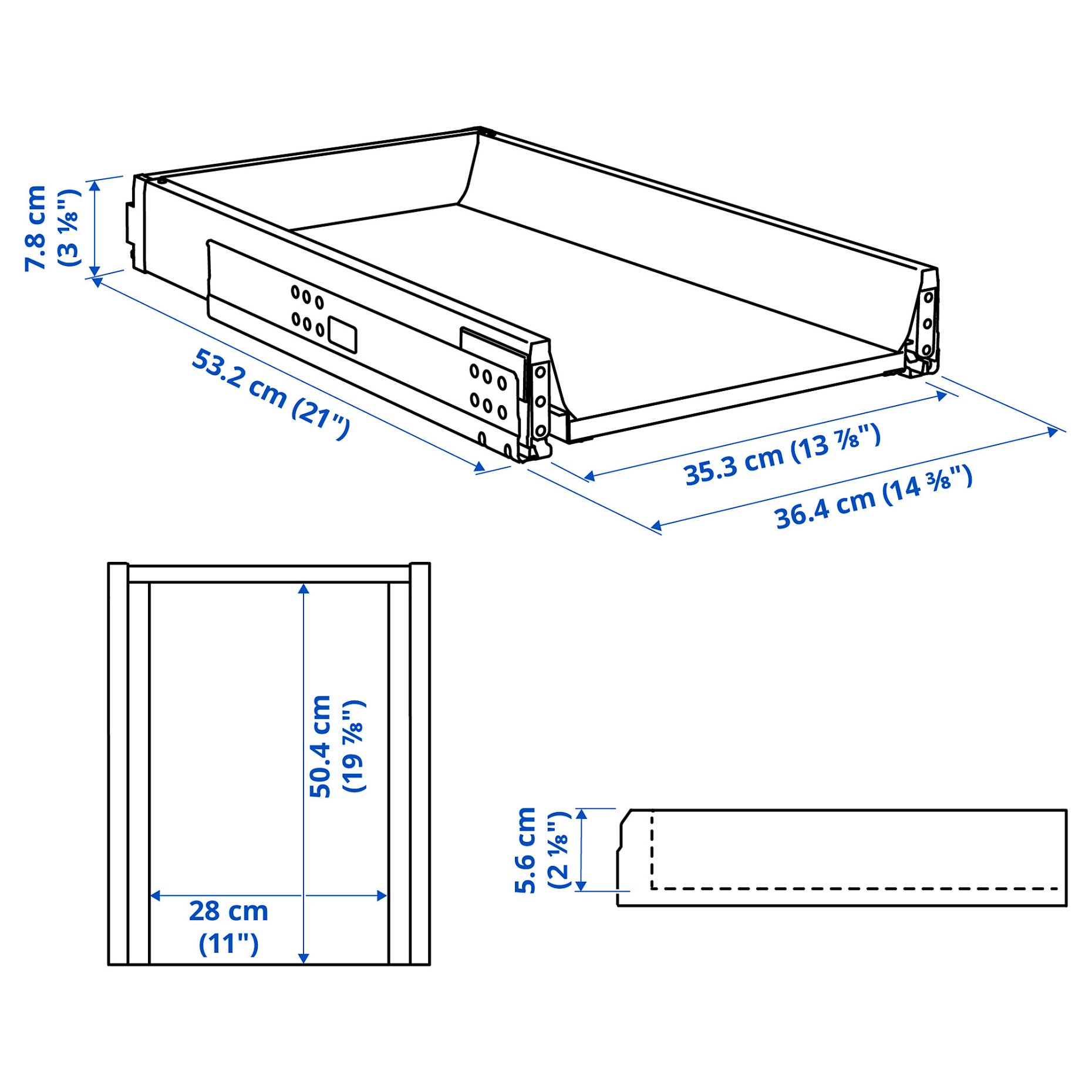 MAXIMERA, drawer, low, 302.850.30