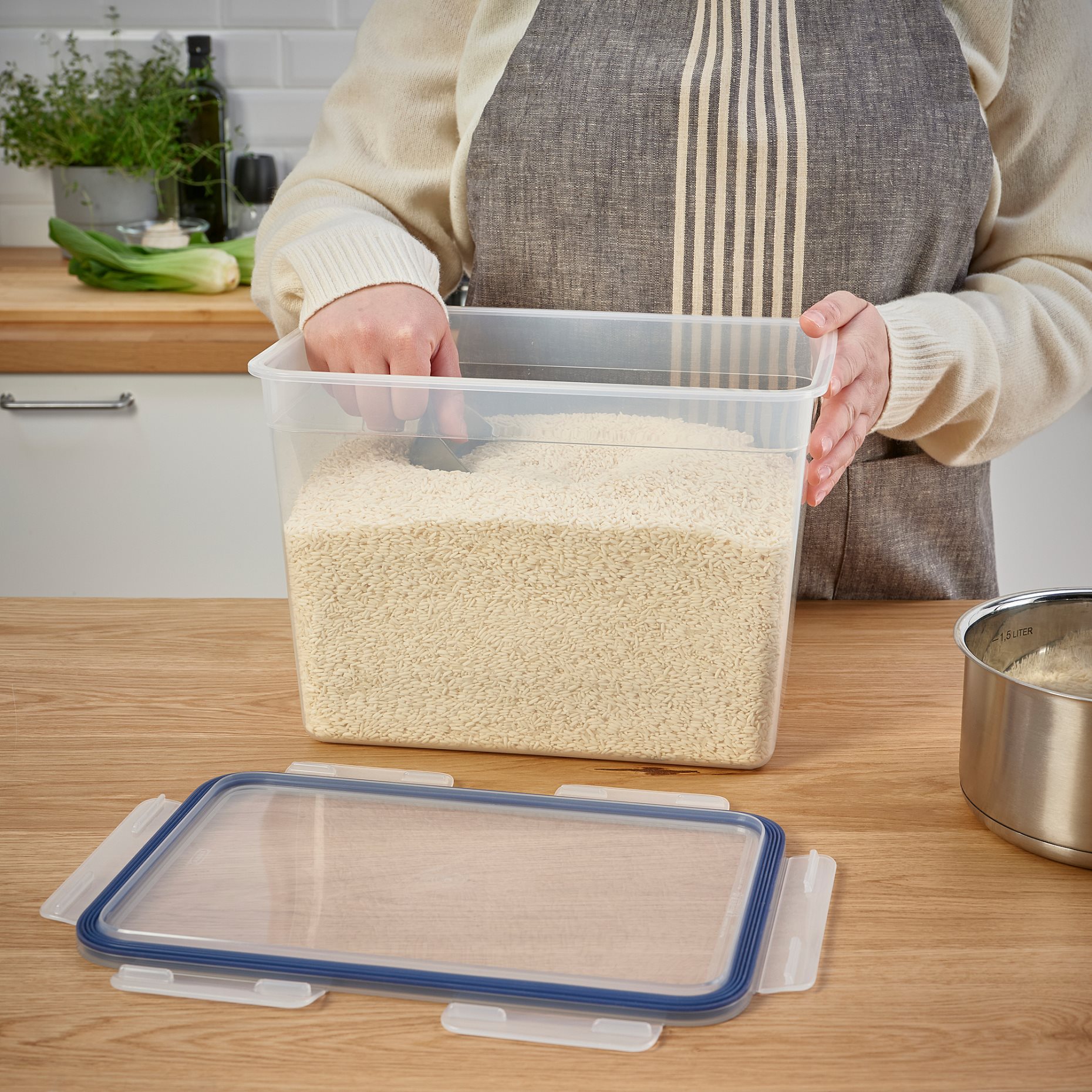 IKEA 365+, lid large rectangular/plastic, 303.930.63