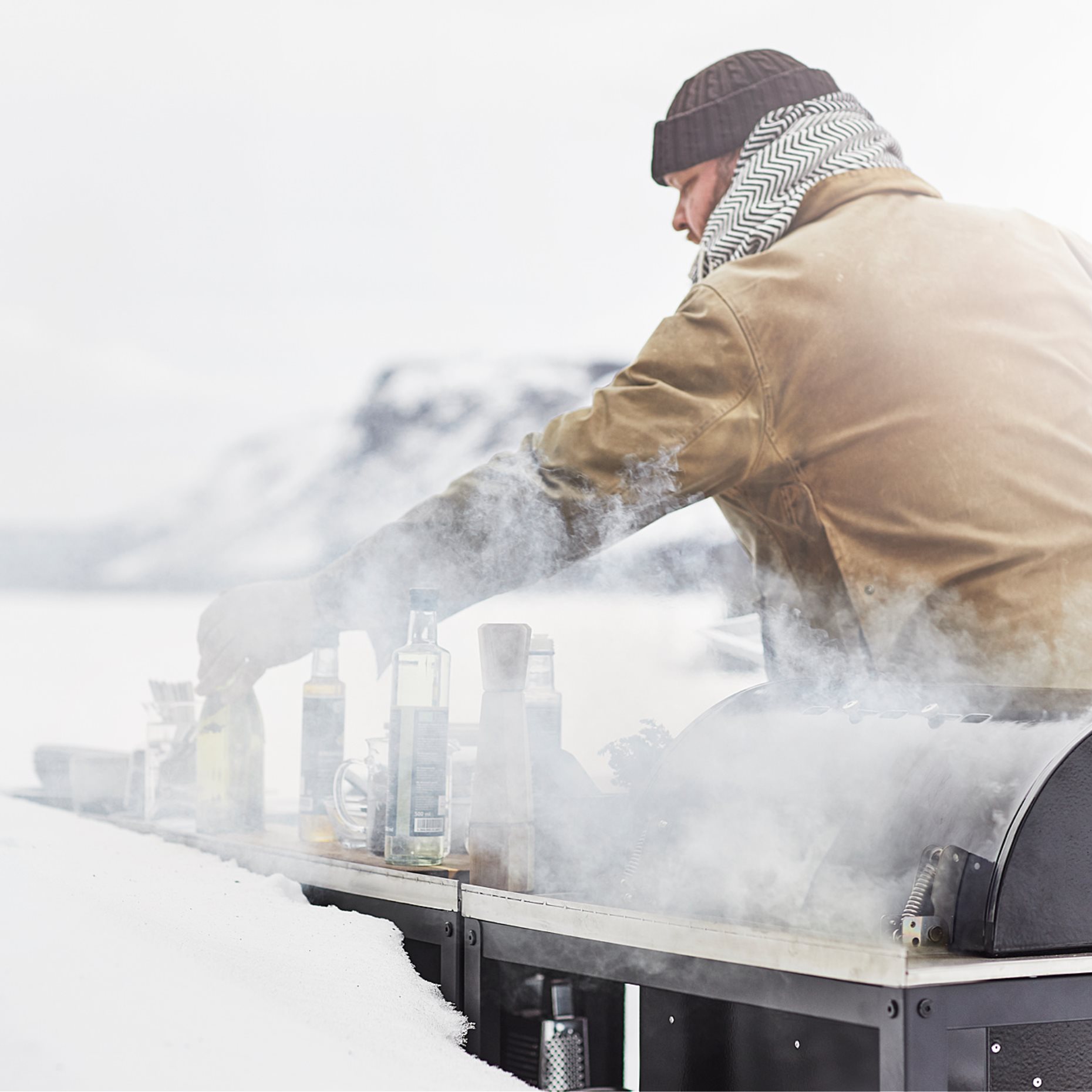 GRILLSKÄR, charcoal barbecue with cabinet outdoor, 86x61 cm, 304.714.47