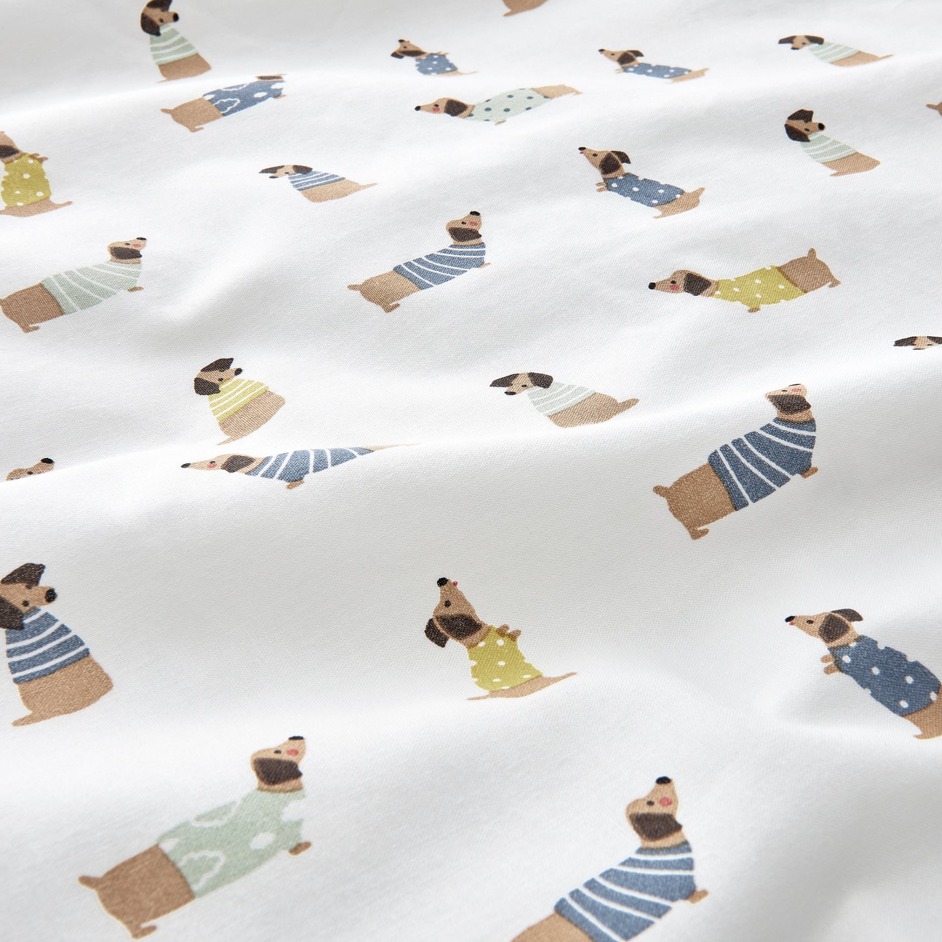 DRÖMSLOTT, duvet cover 1 pillowcase for cot/puppy pattern, 110x125/35x55 cm, 305.211.93
