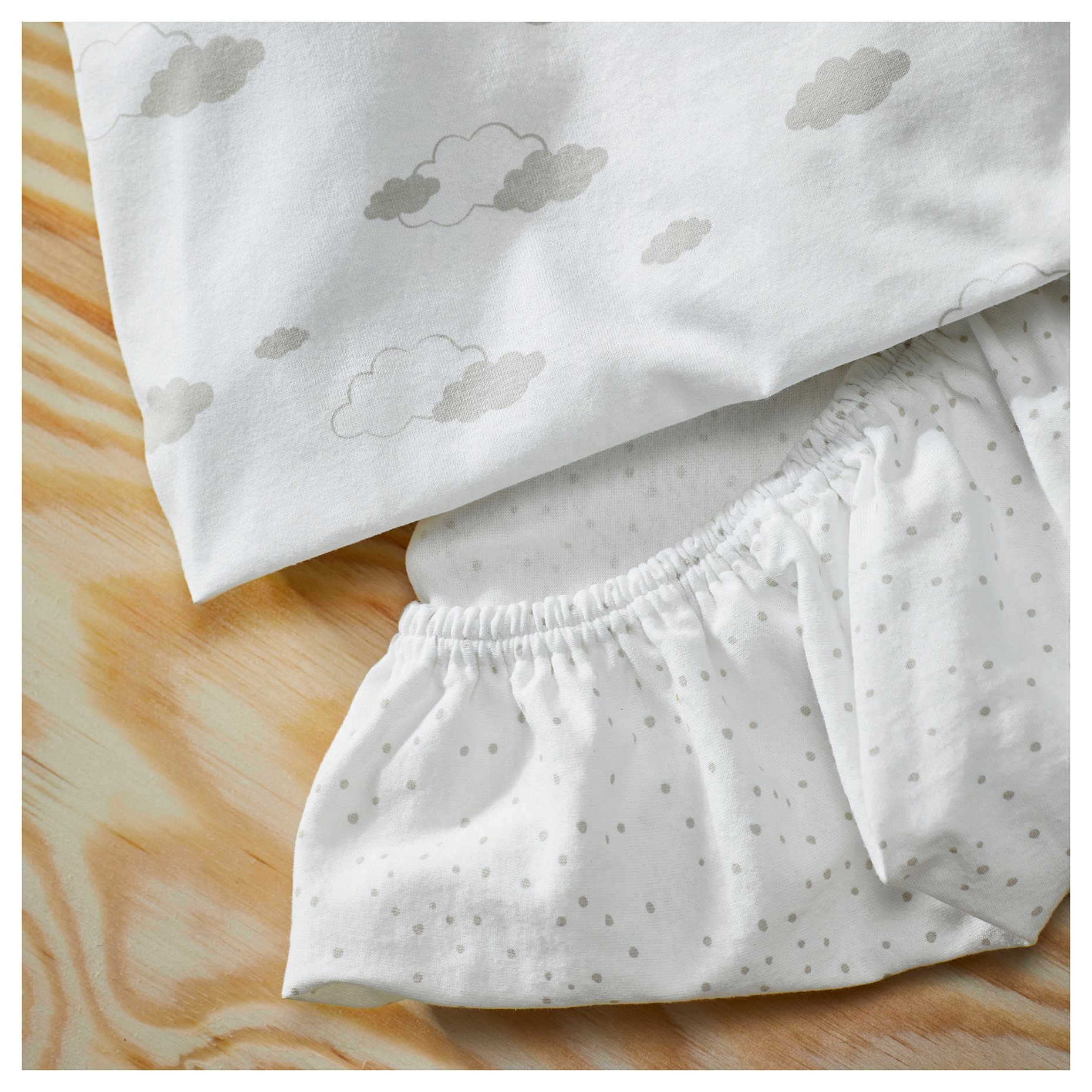 ALSKVARD, fitted sheet for bassinet, 305.264.02