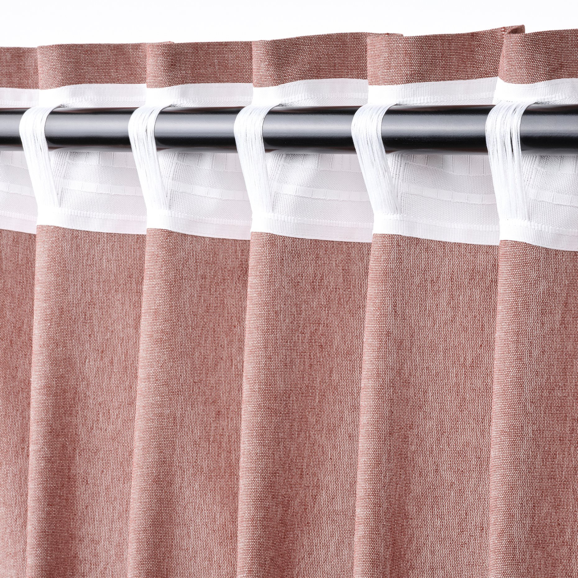 LENDA, curtains with tie-backs 1 pair, 140x300 cm, 305.591.95