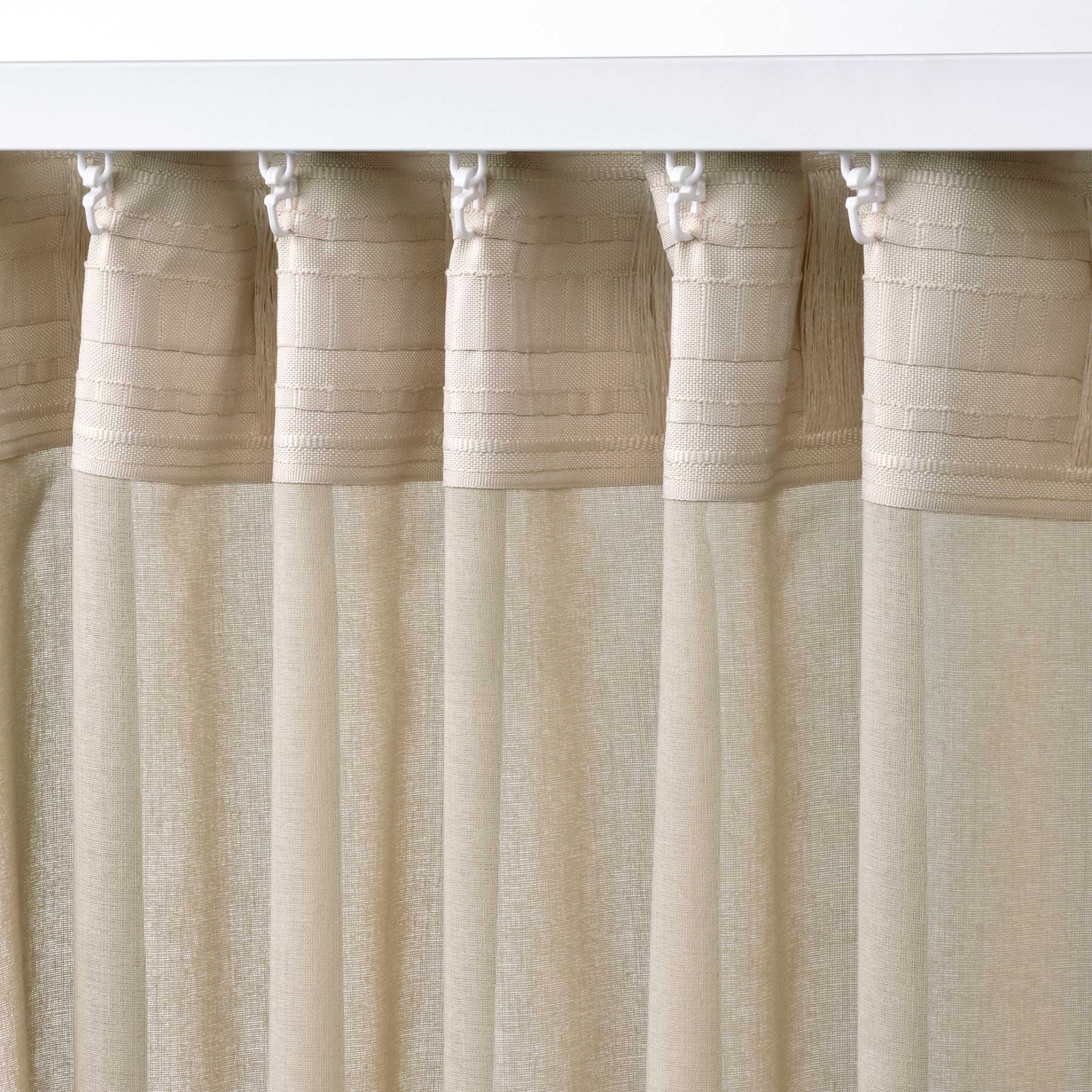 ROSENROBINIA, sheer curtains 1 pair, 145x300 cm, 305.648.56